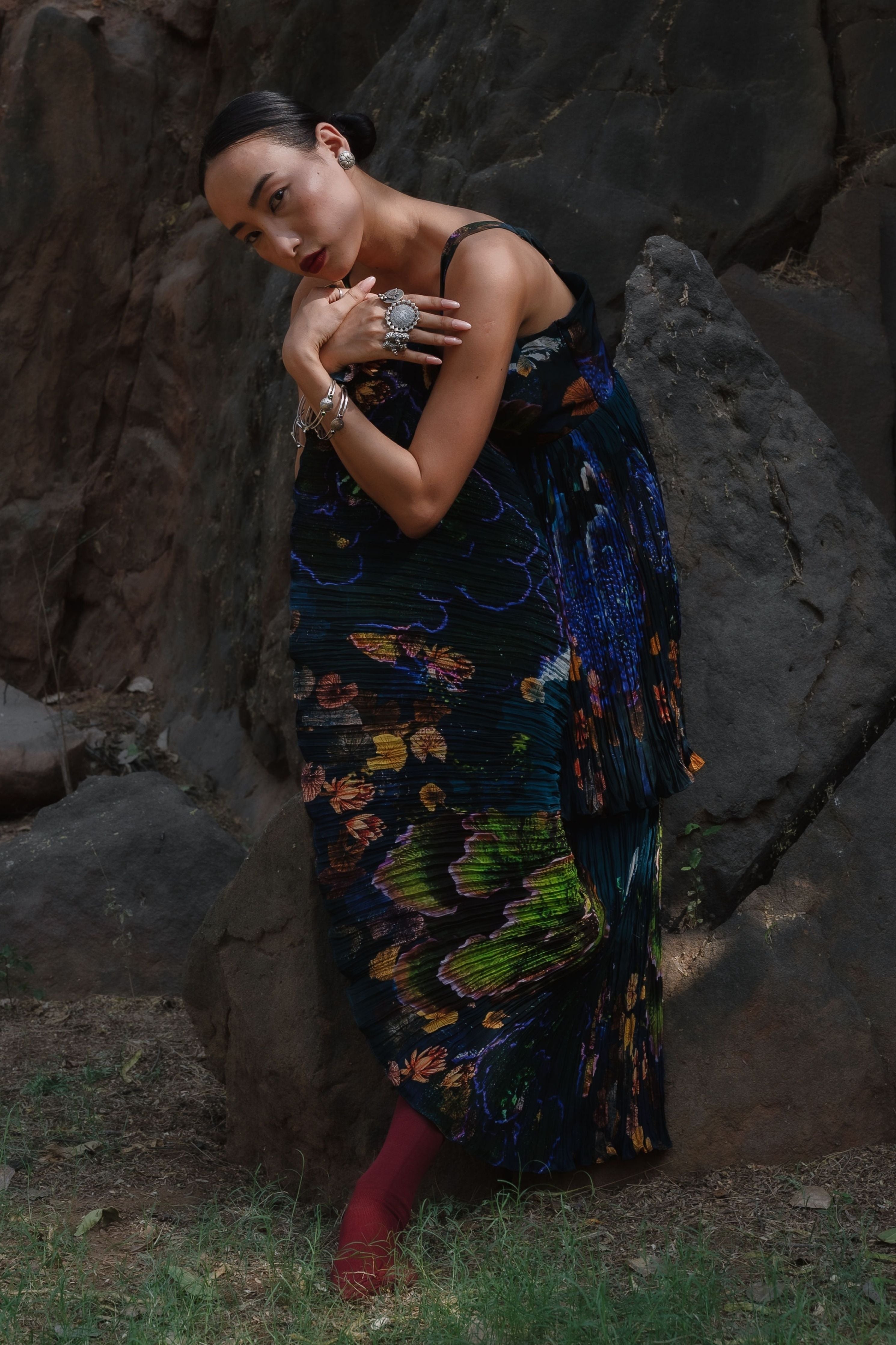 Blue Lily Dress