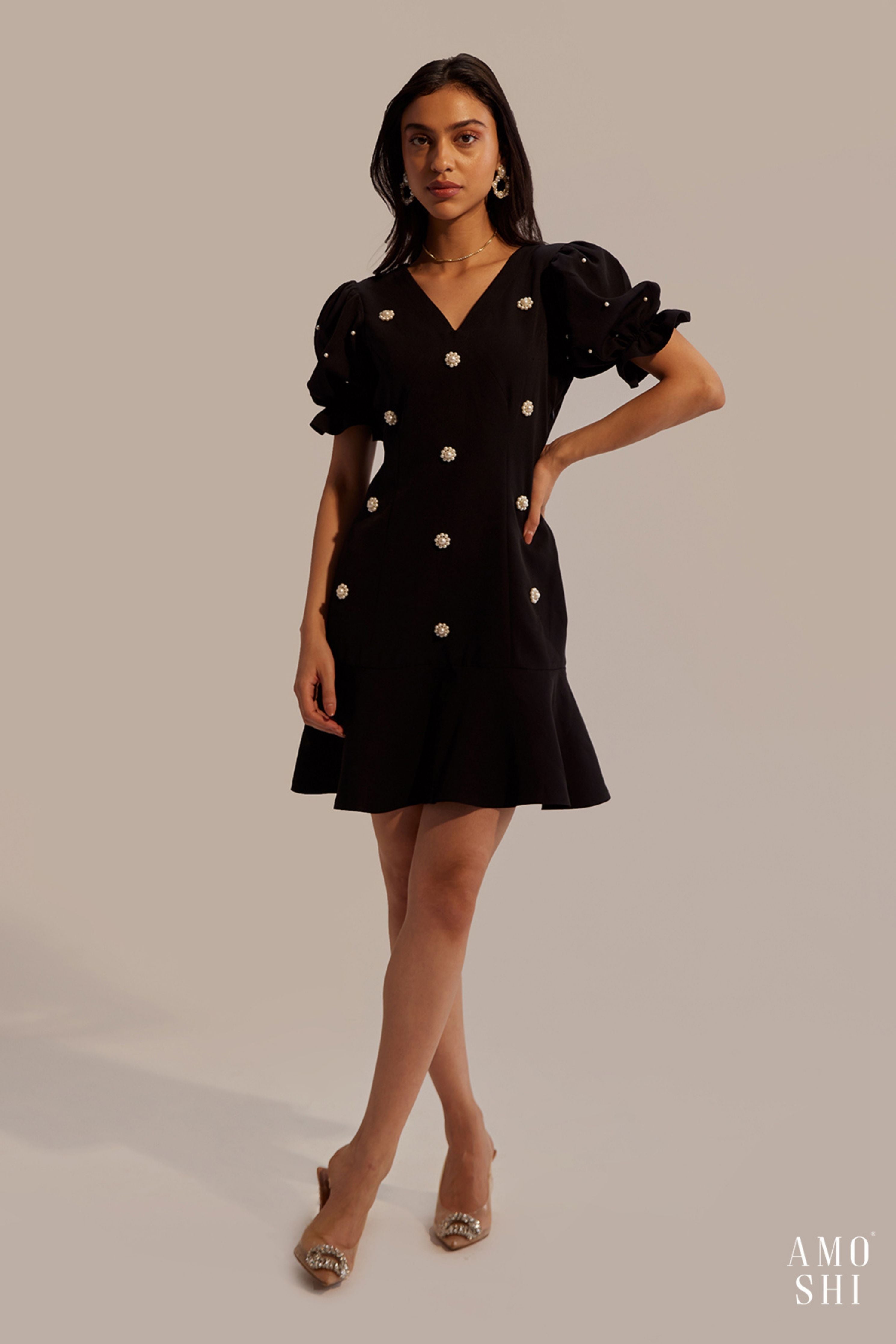 Fiona Black Dress