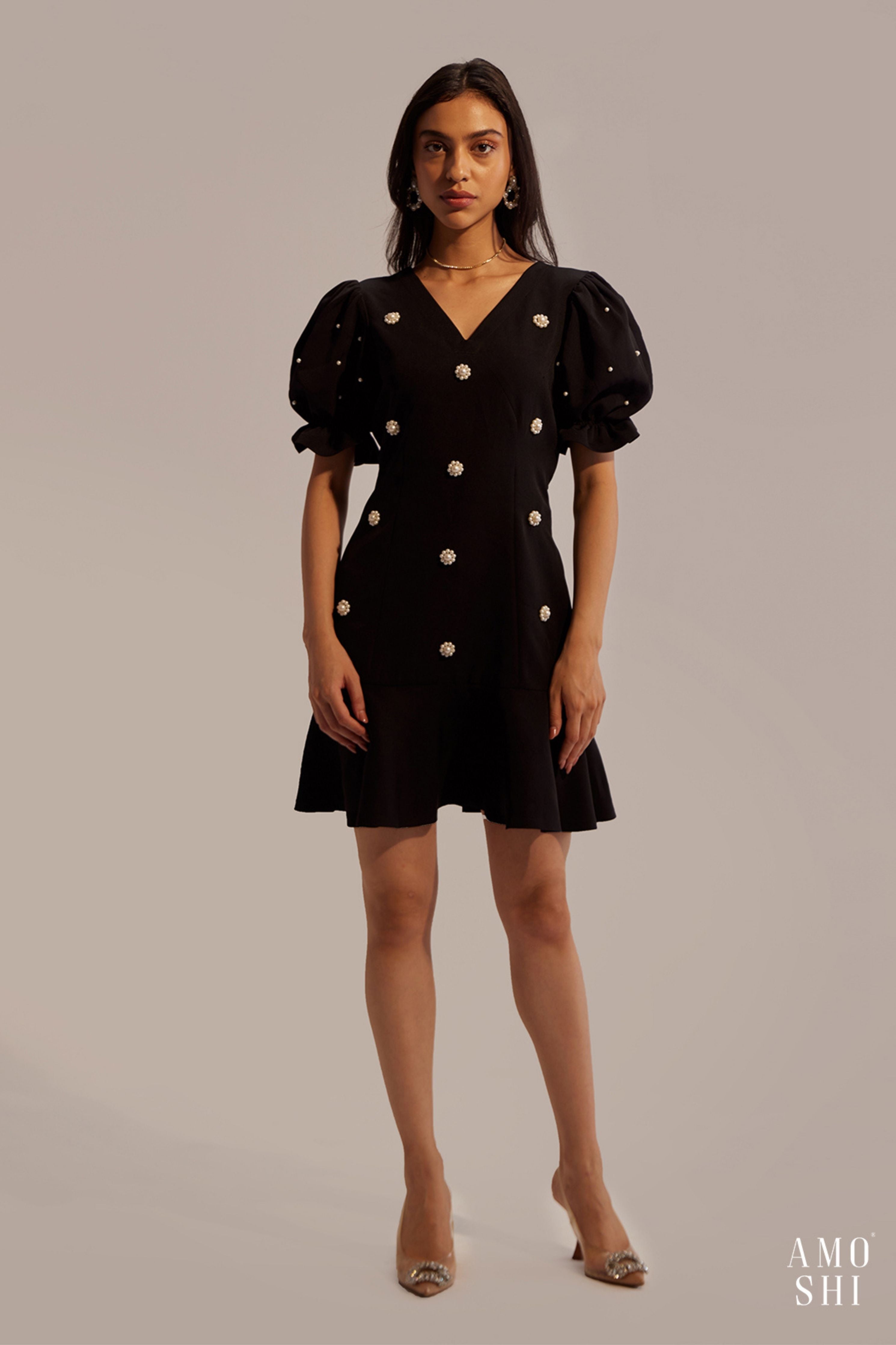 Fiona Black Dress