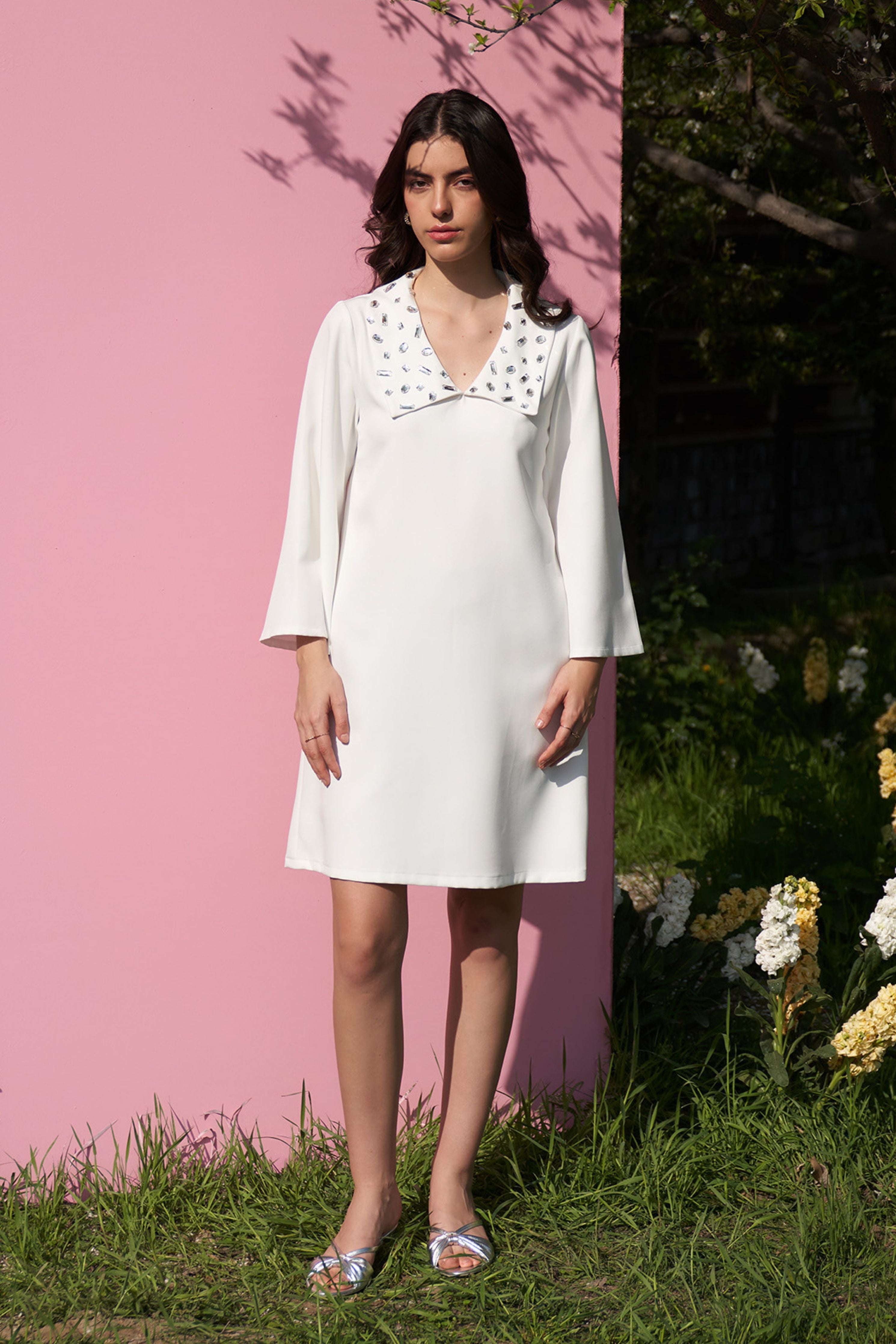 Celeste White Dress