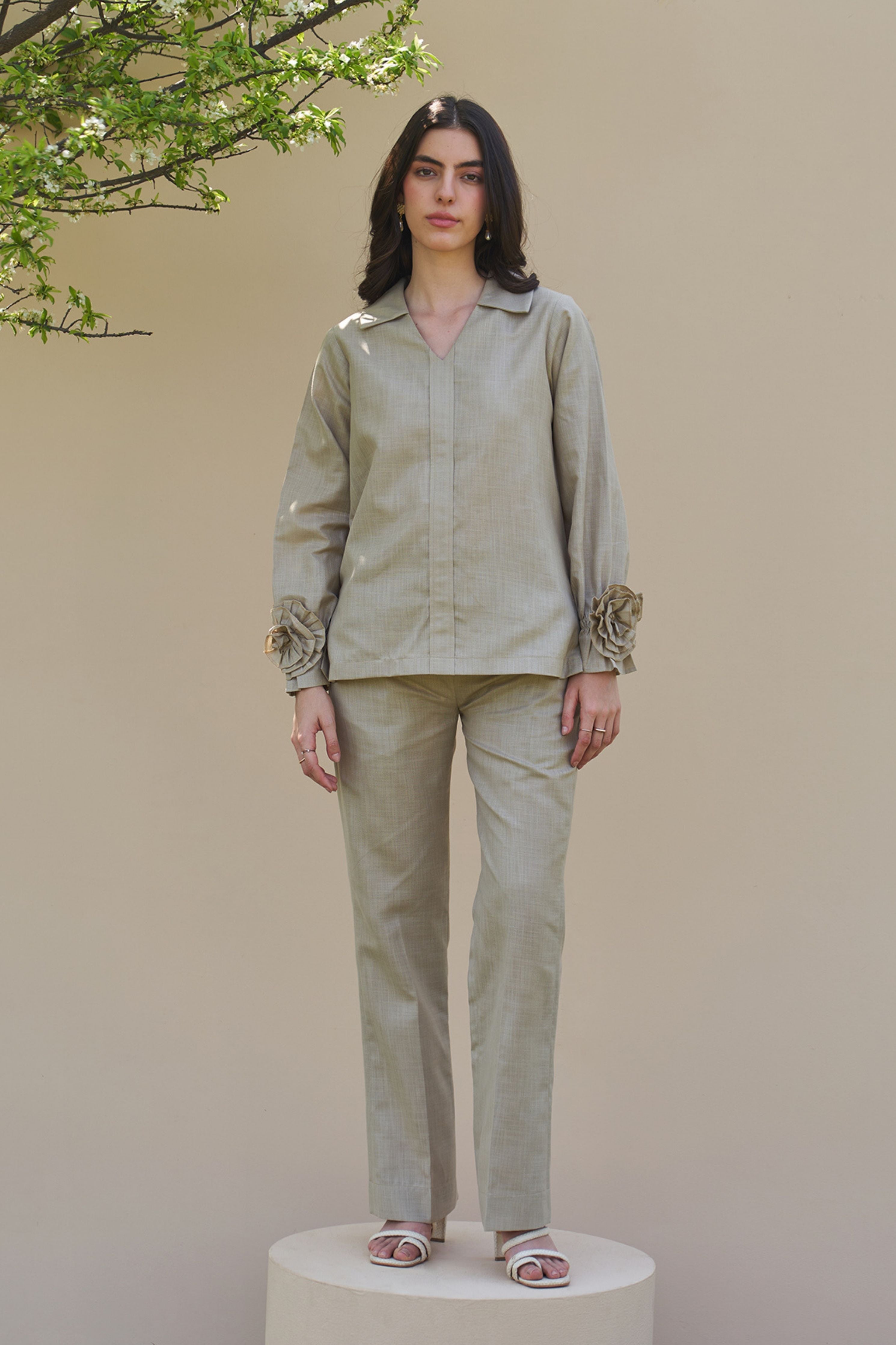 Camellia Beige Co-ord Set