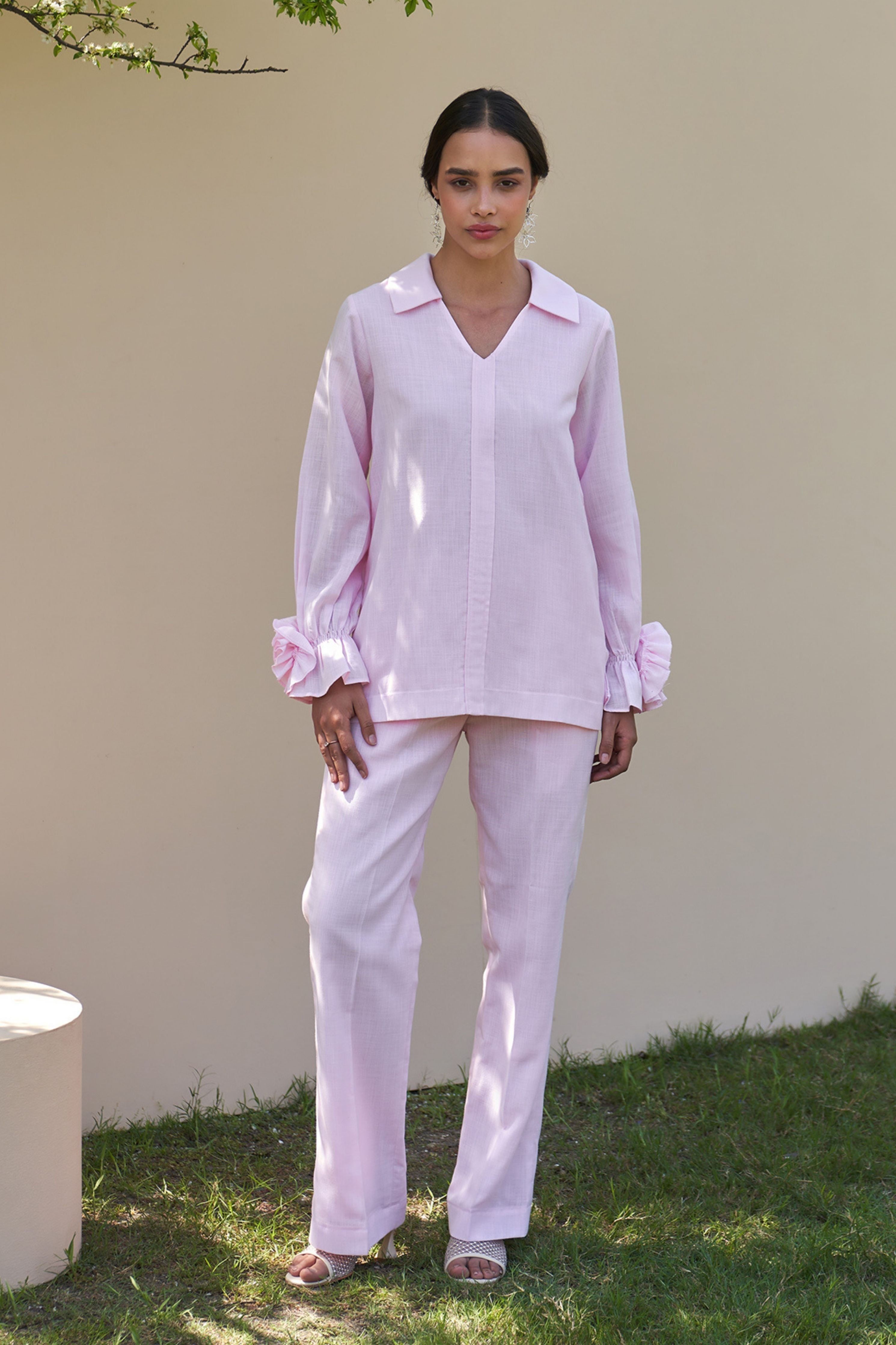 Camellia Baby Pink Co-ord Set