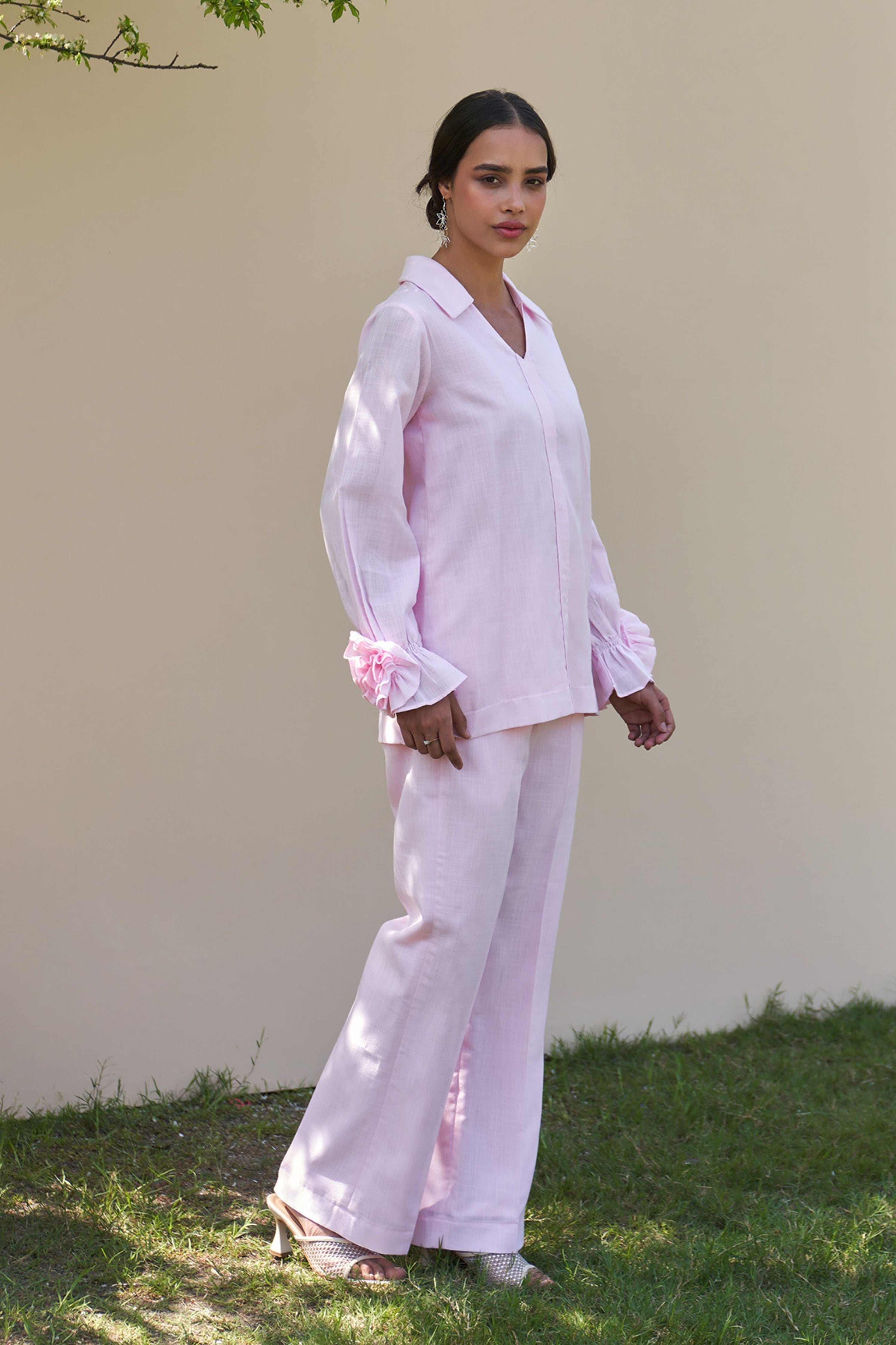 Camellia Baby Pink Co-ord Set