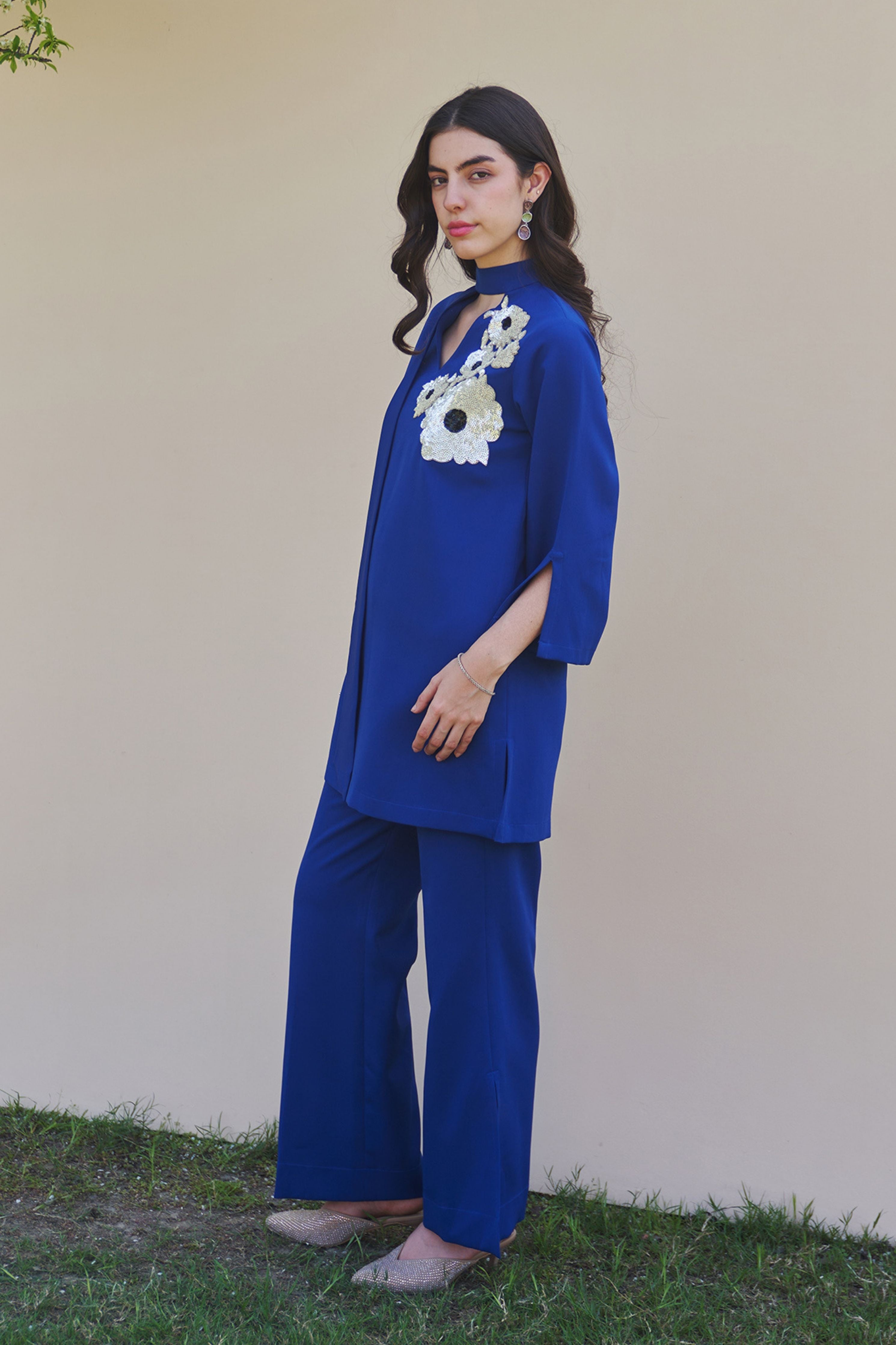 Dahlia Royal mocha Co-ord Set