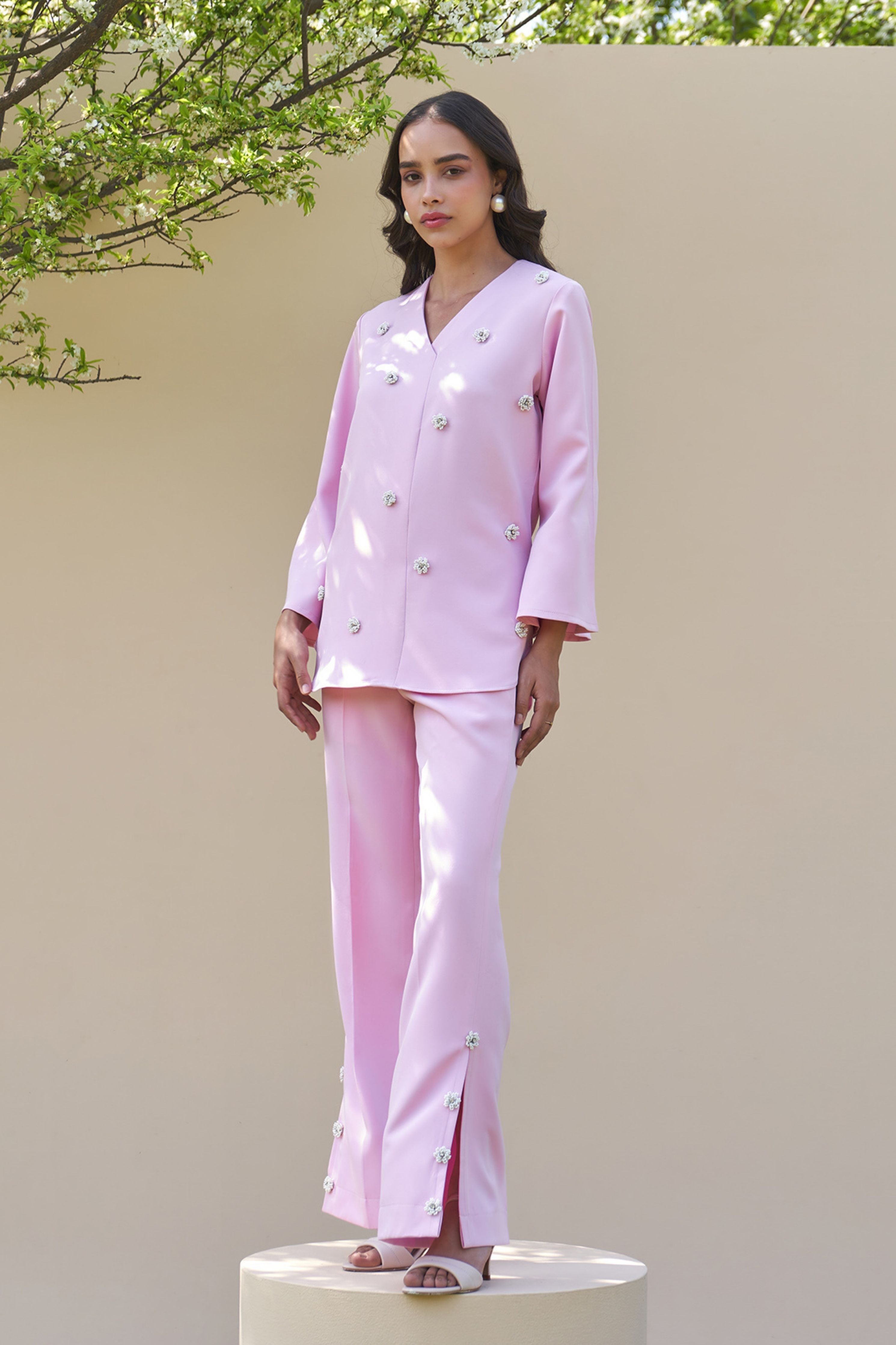 Greta Baby Pink Co-ord Set