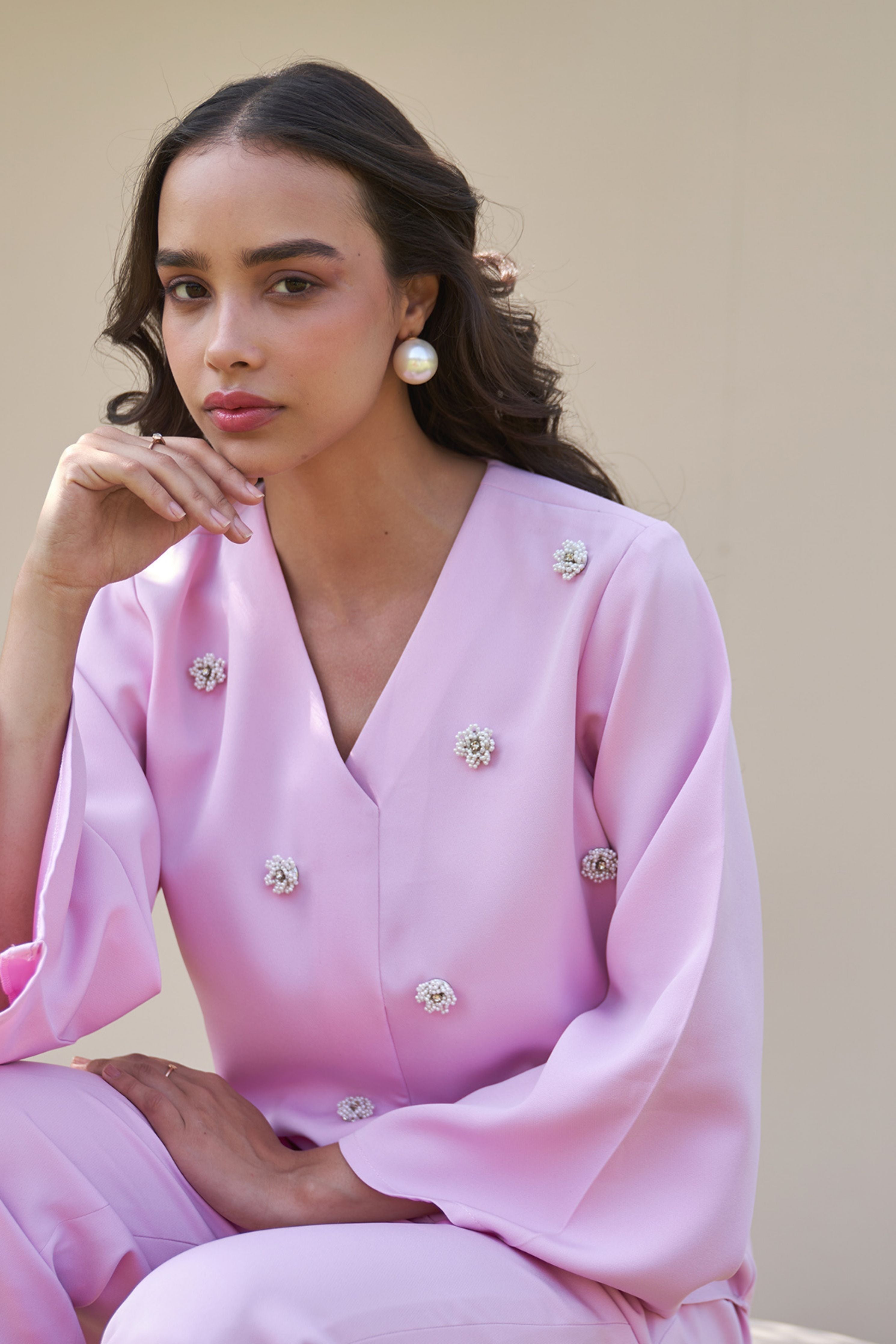 Greta Baby Pink Co-ord Set