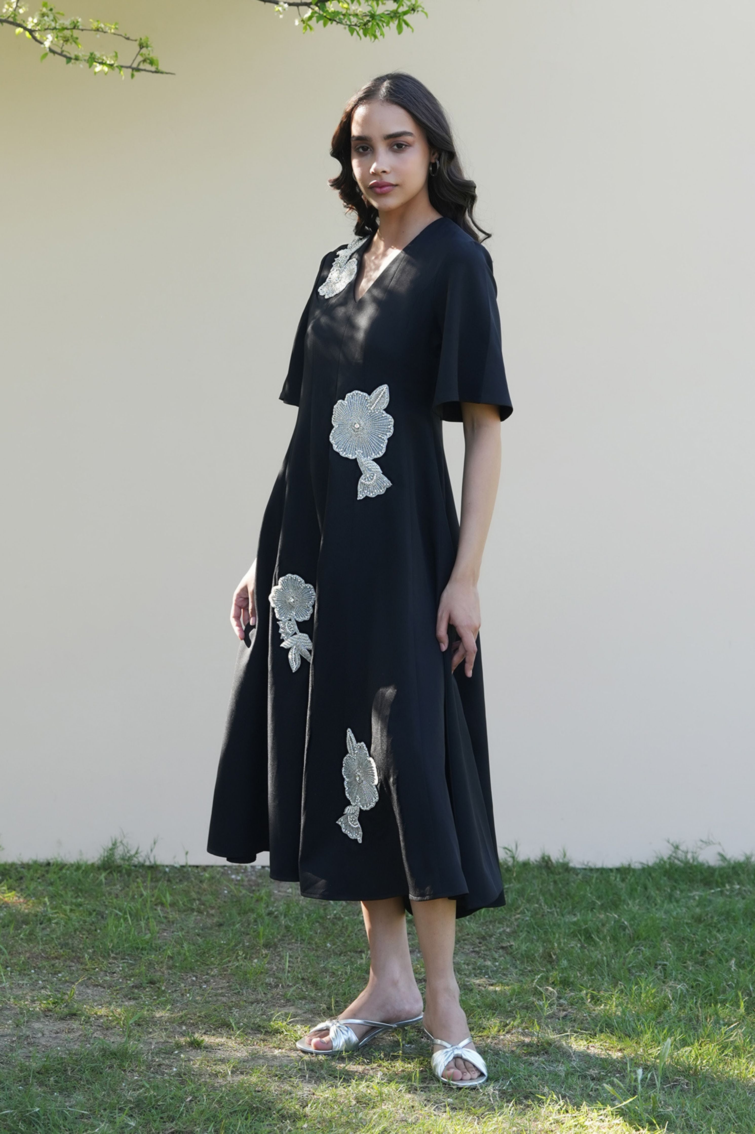 Paige Black Midi Dress