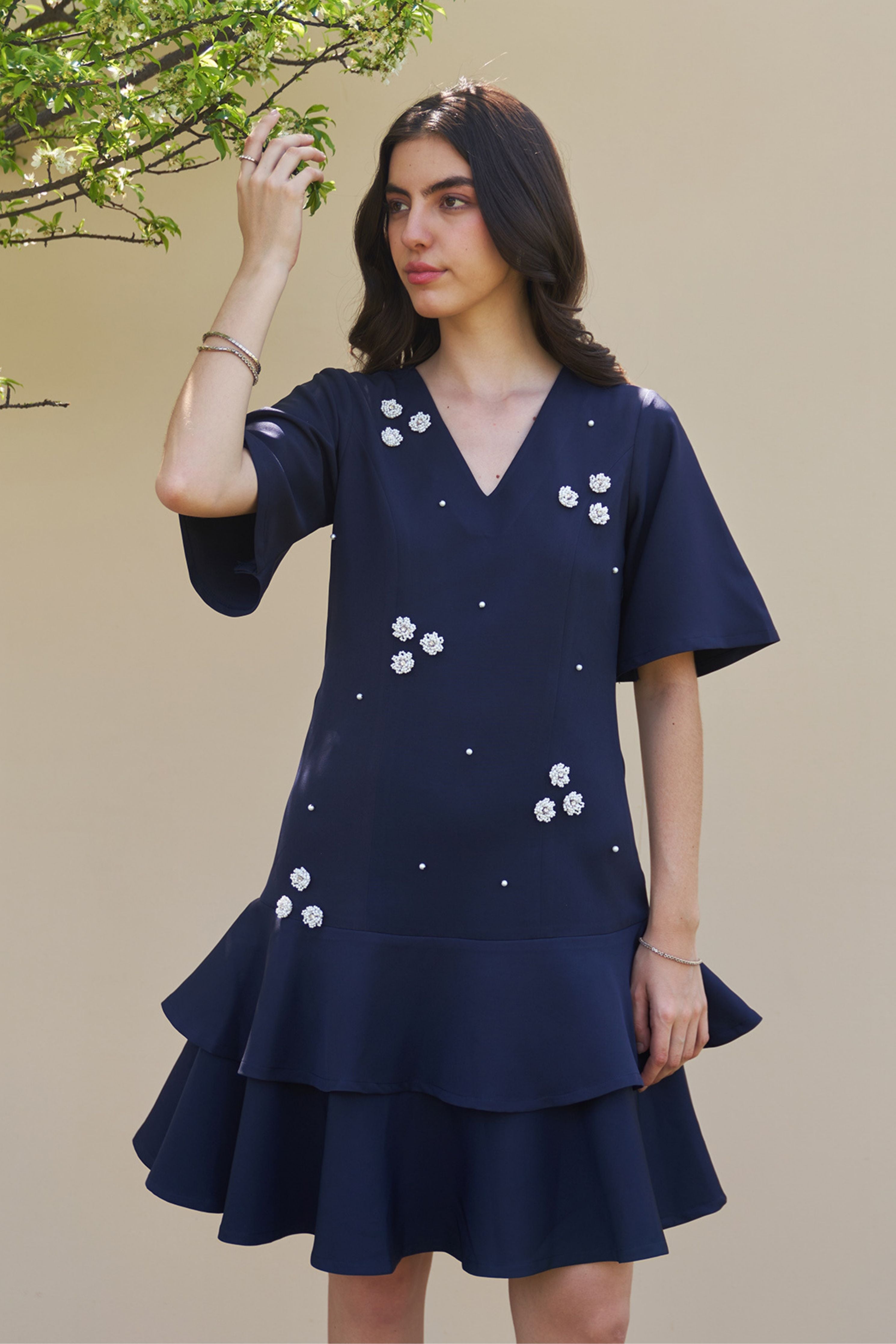 Trinity Navy Dress