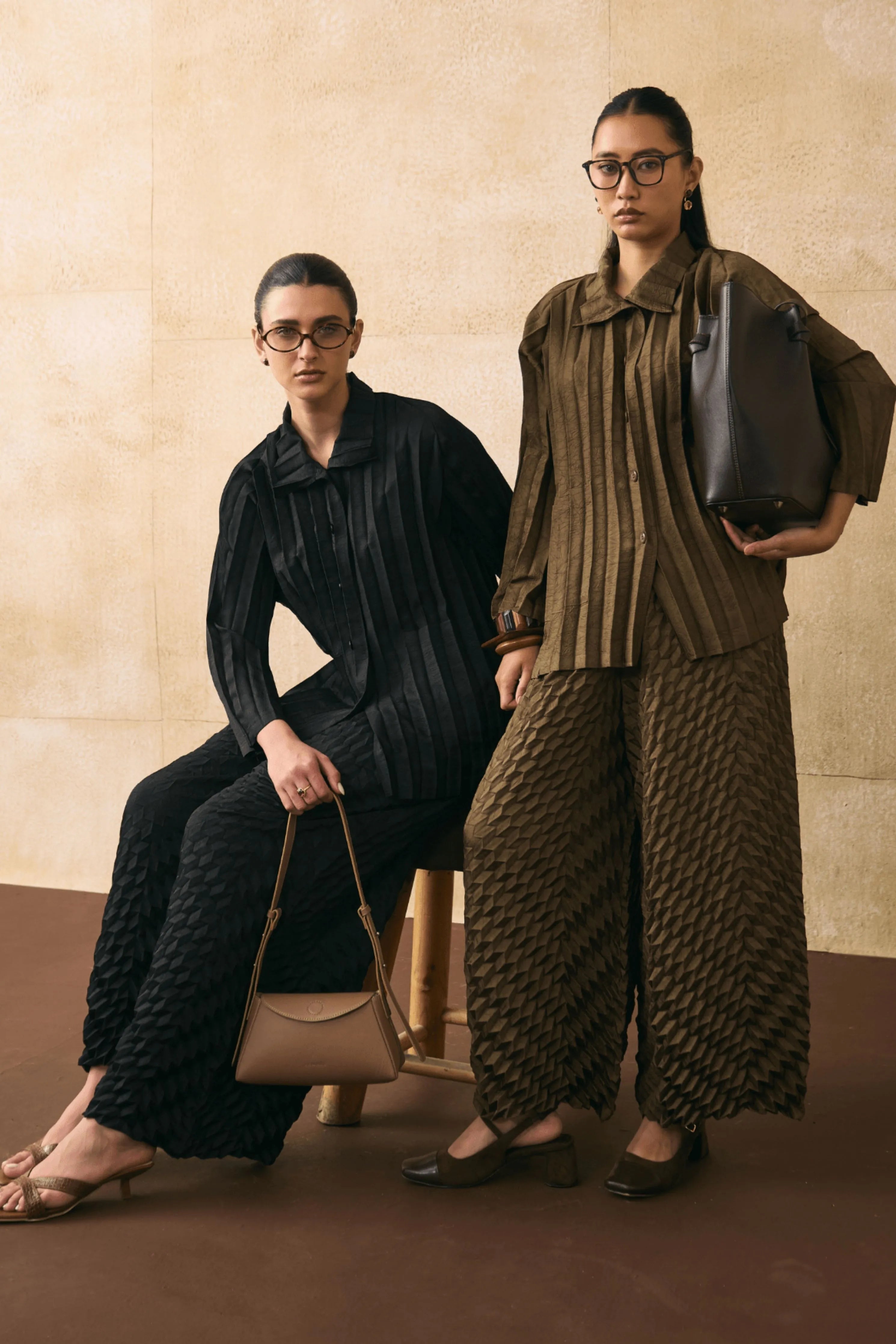 Brown Anatoni Co-Ord Set