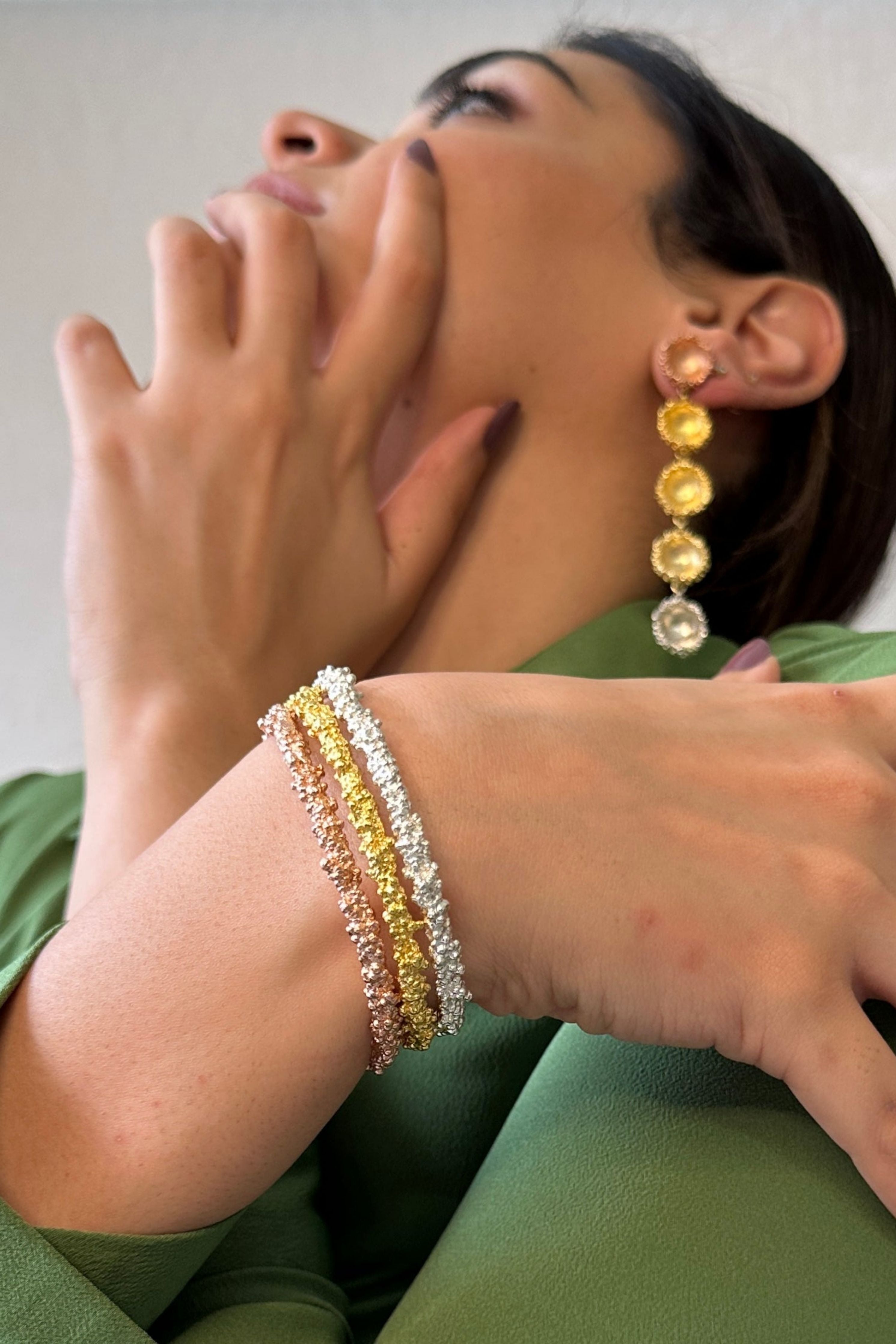 Cosmic Reef Bangle Gold