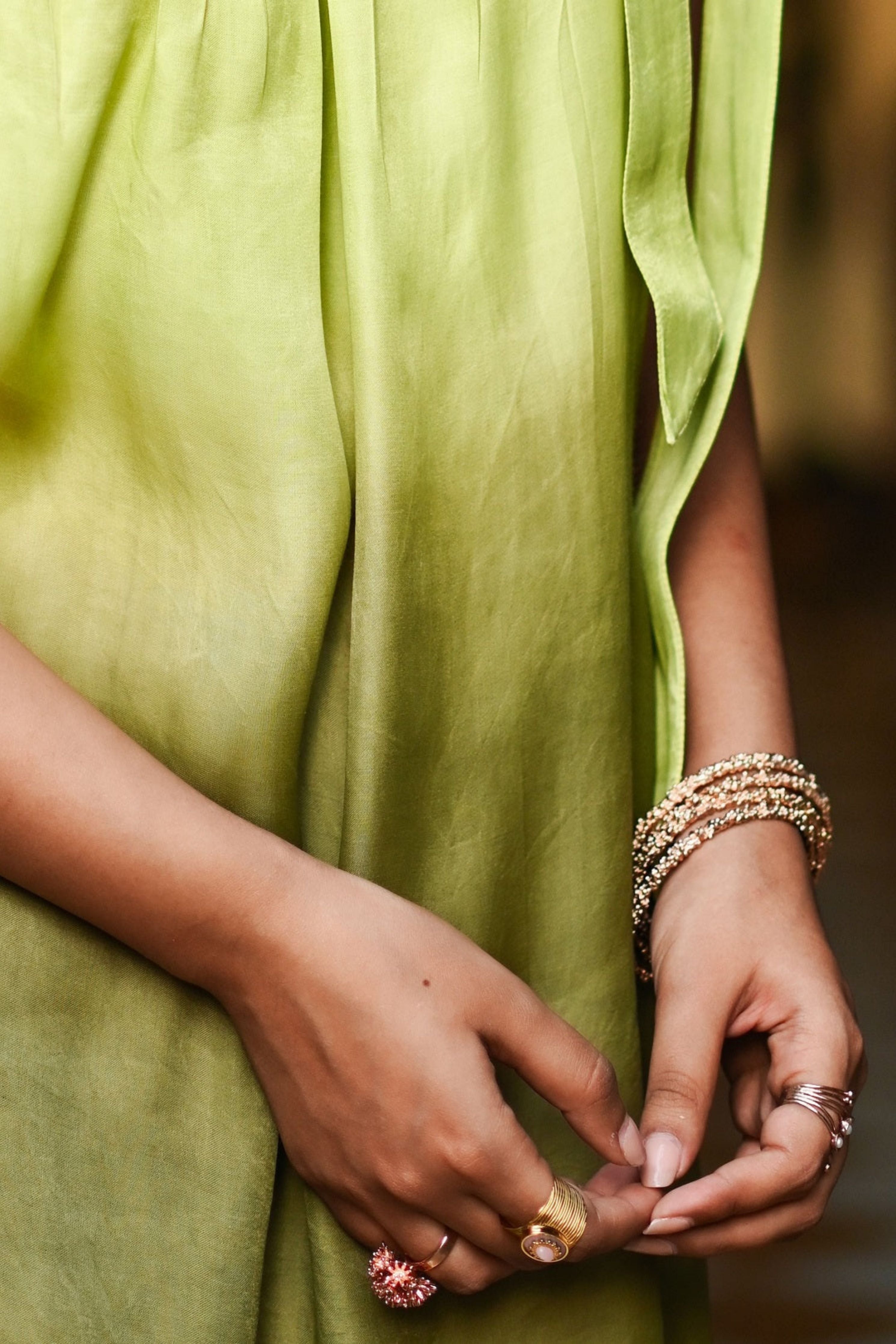 Cosmic Reef Bangle Rose Gold