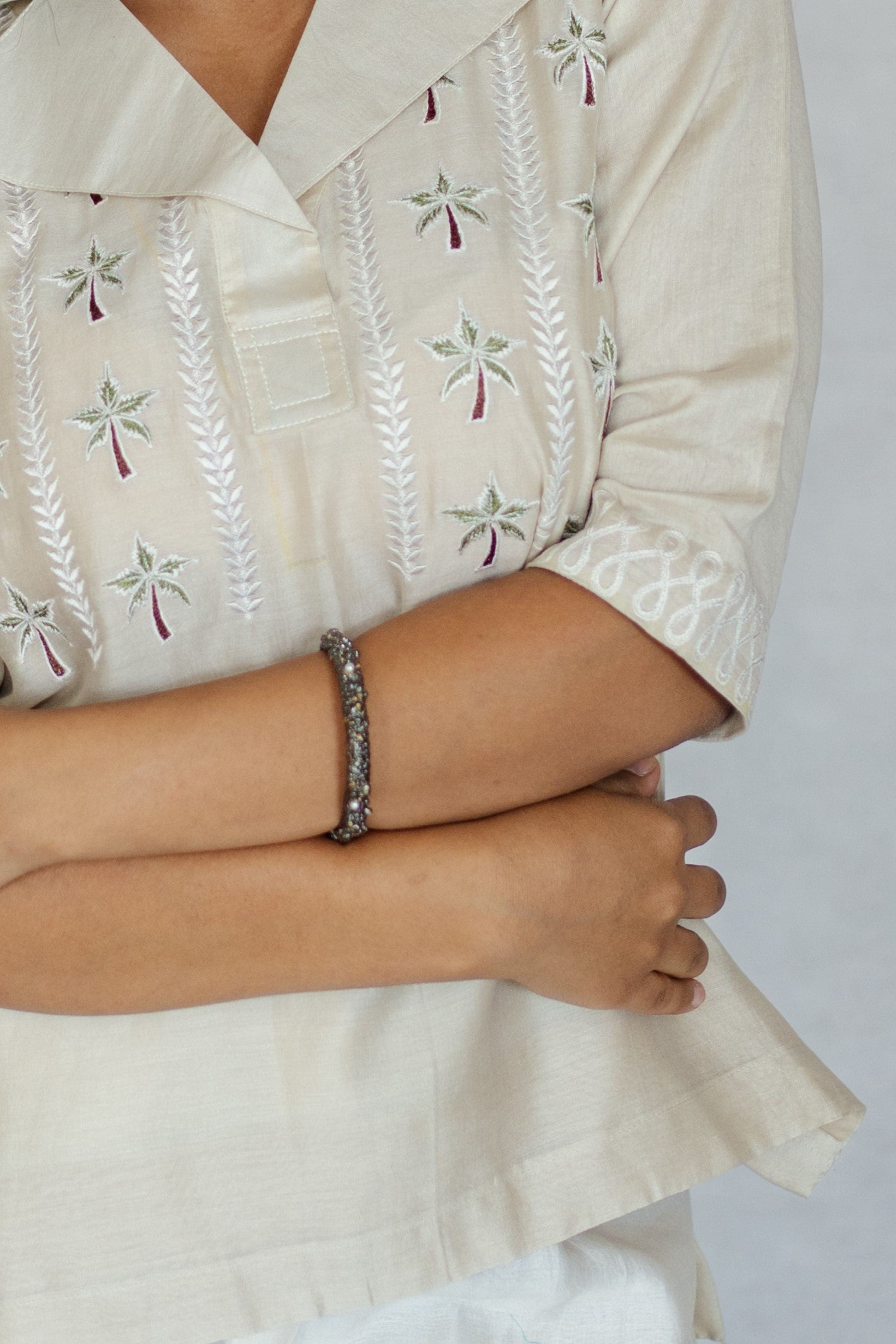 Constellation Bangle Meteorite Black