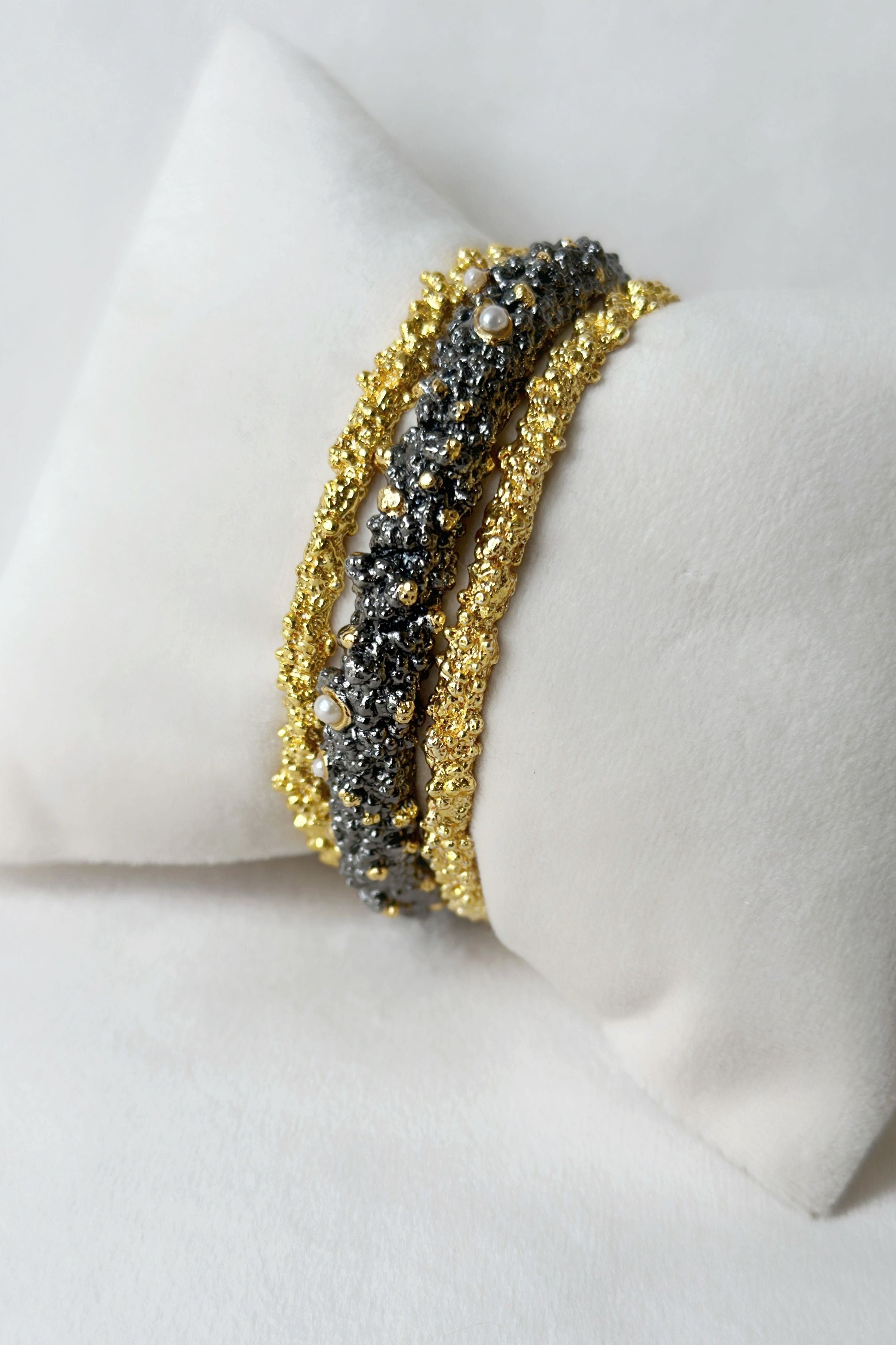 Constellation Bangle Meteorite Black