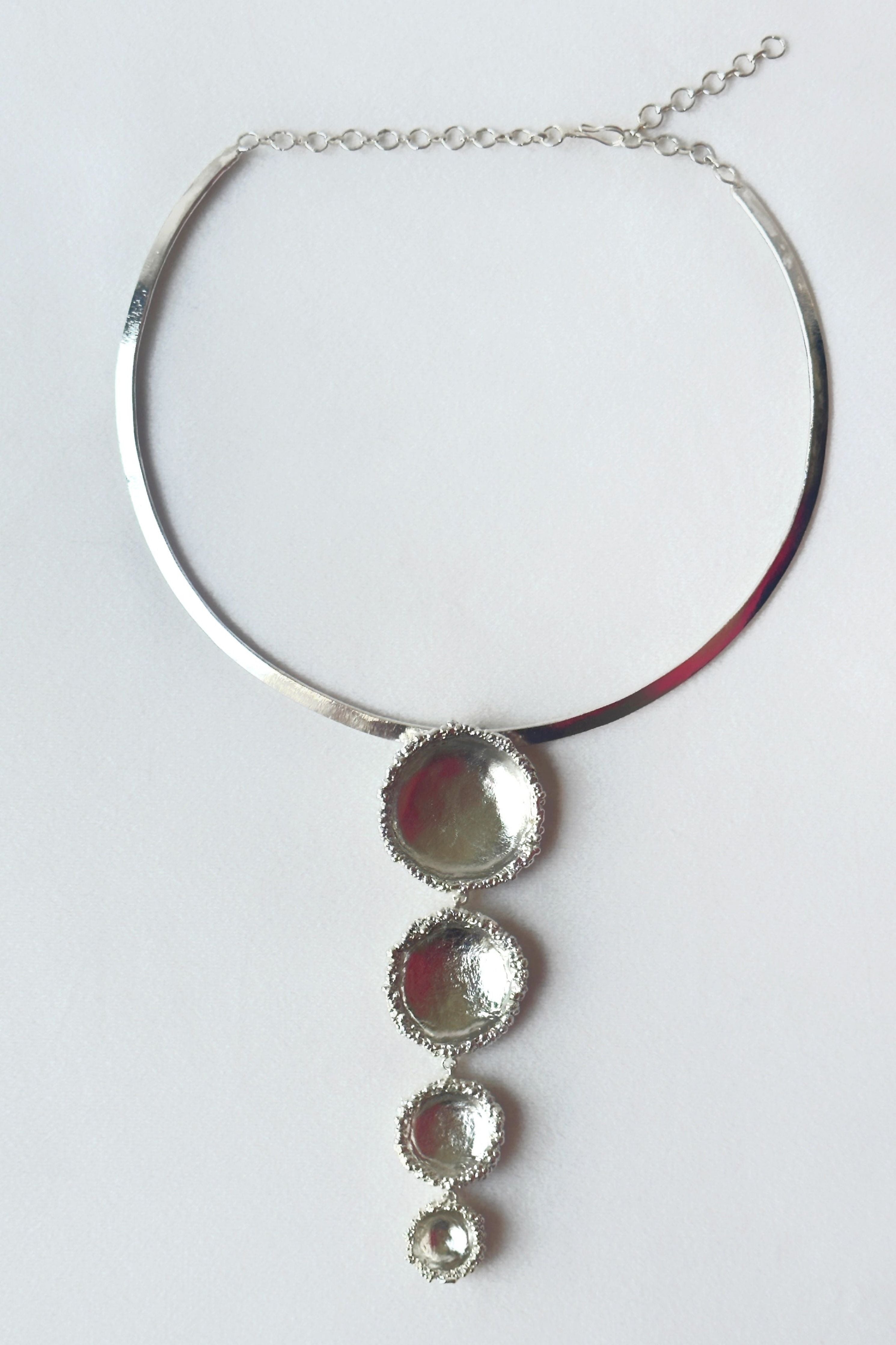 Cascade Neckpiece Silver