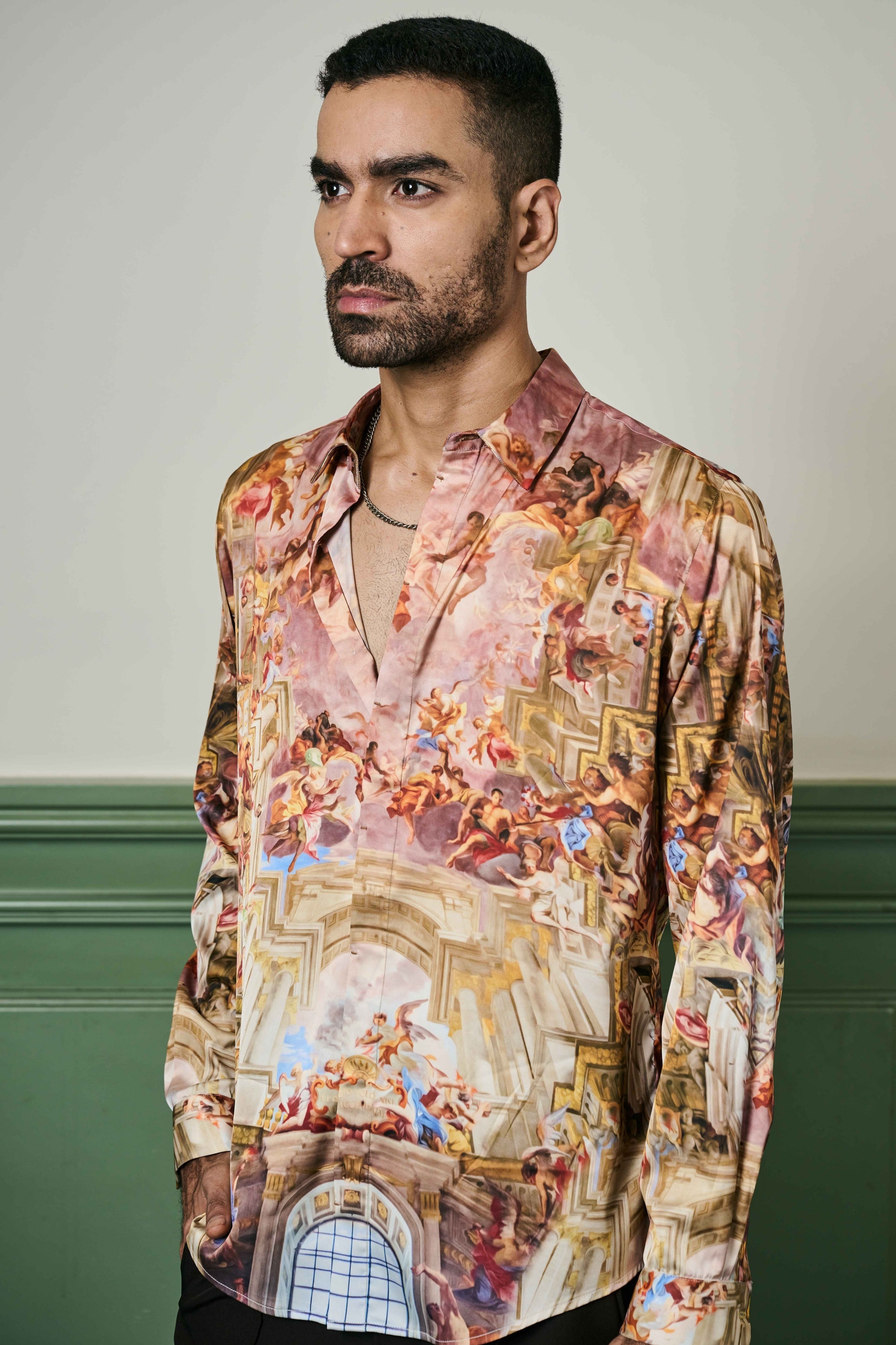 Belle Époque Splendor Habutai Silk Shirt