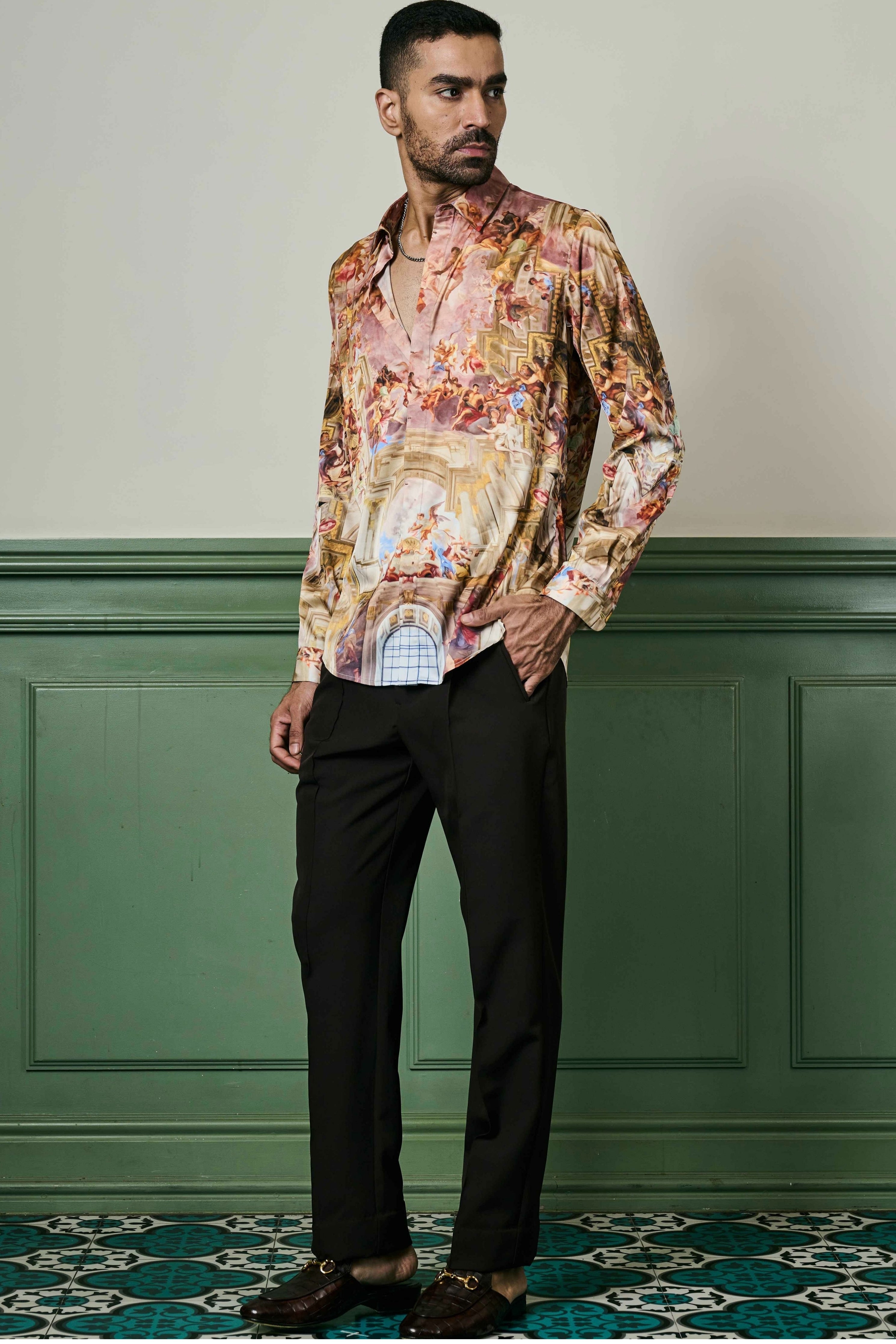 Belle Époque Splendor Habutai Silk Shirt