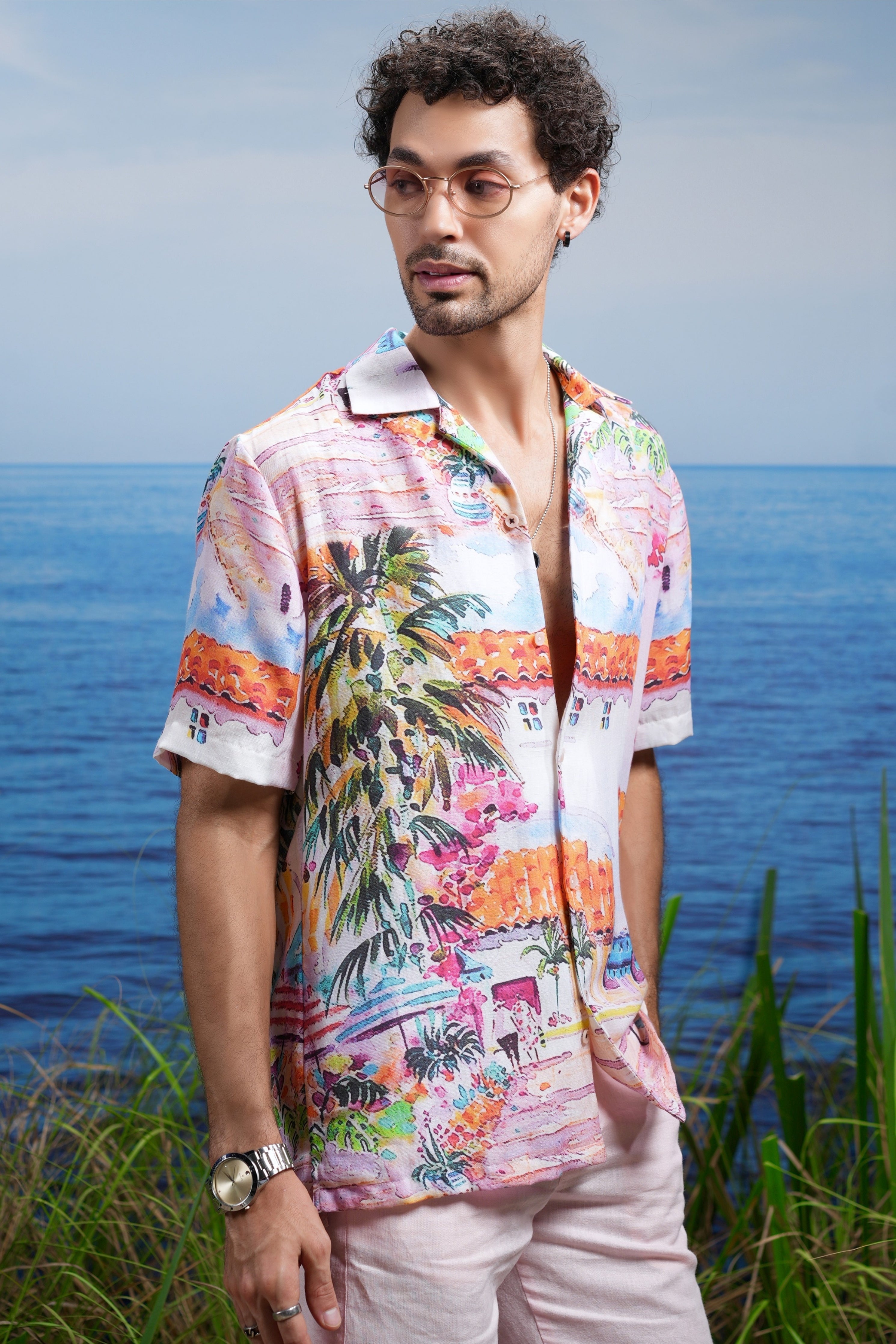 Sunset Boulevard Cuban Linen Shirt