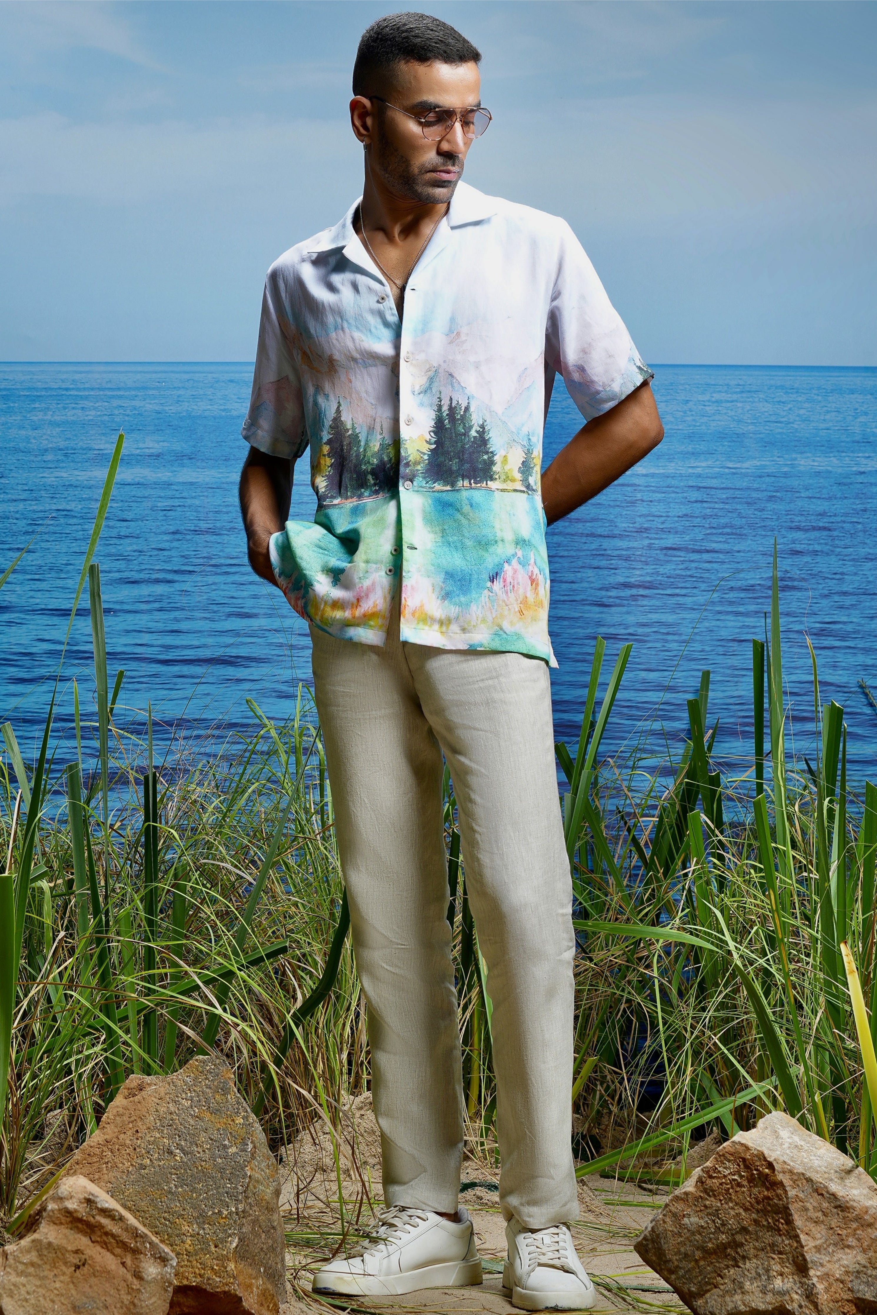 Whispering Valley Linen Cuban Shirt