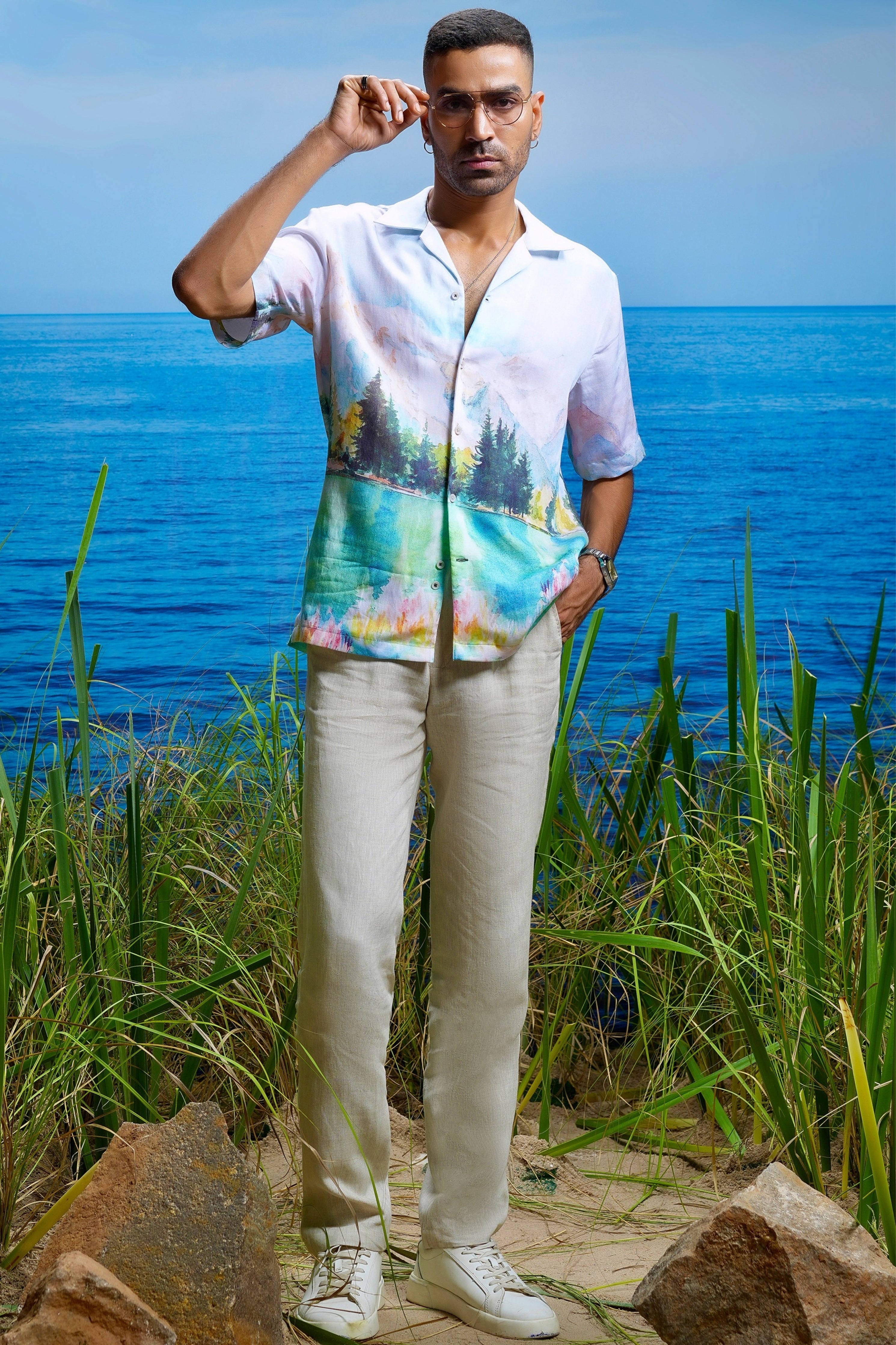 Whispering Valley Linen Cuban Shirt