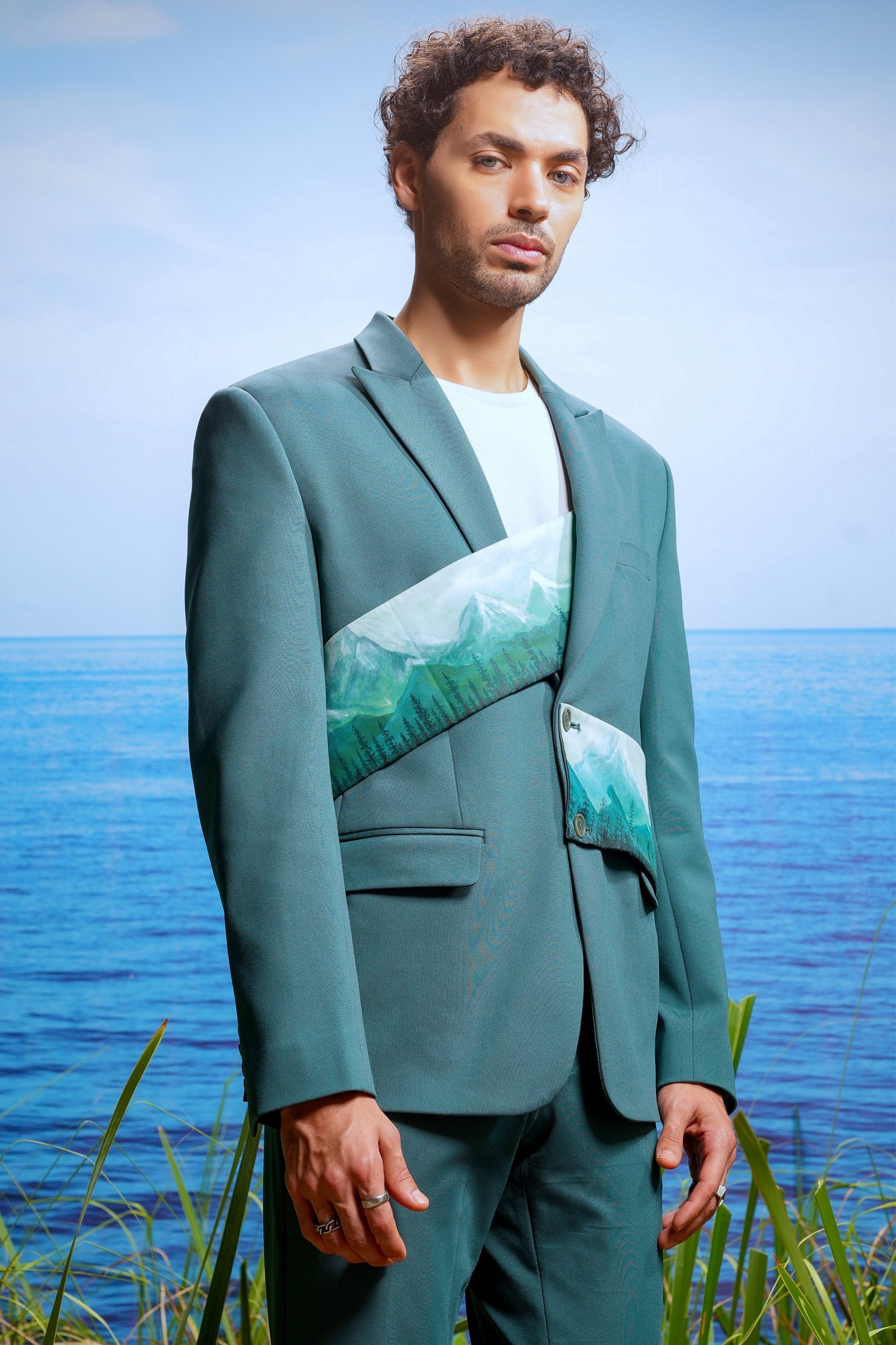 Château Peaks Hand-Painted Ceremonial Suit