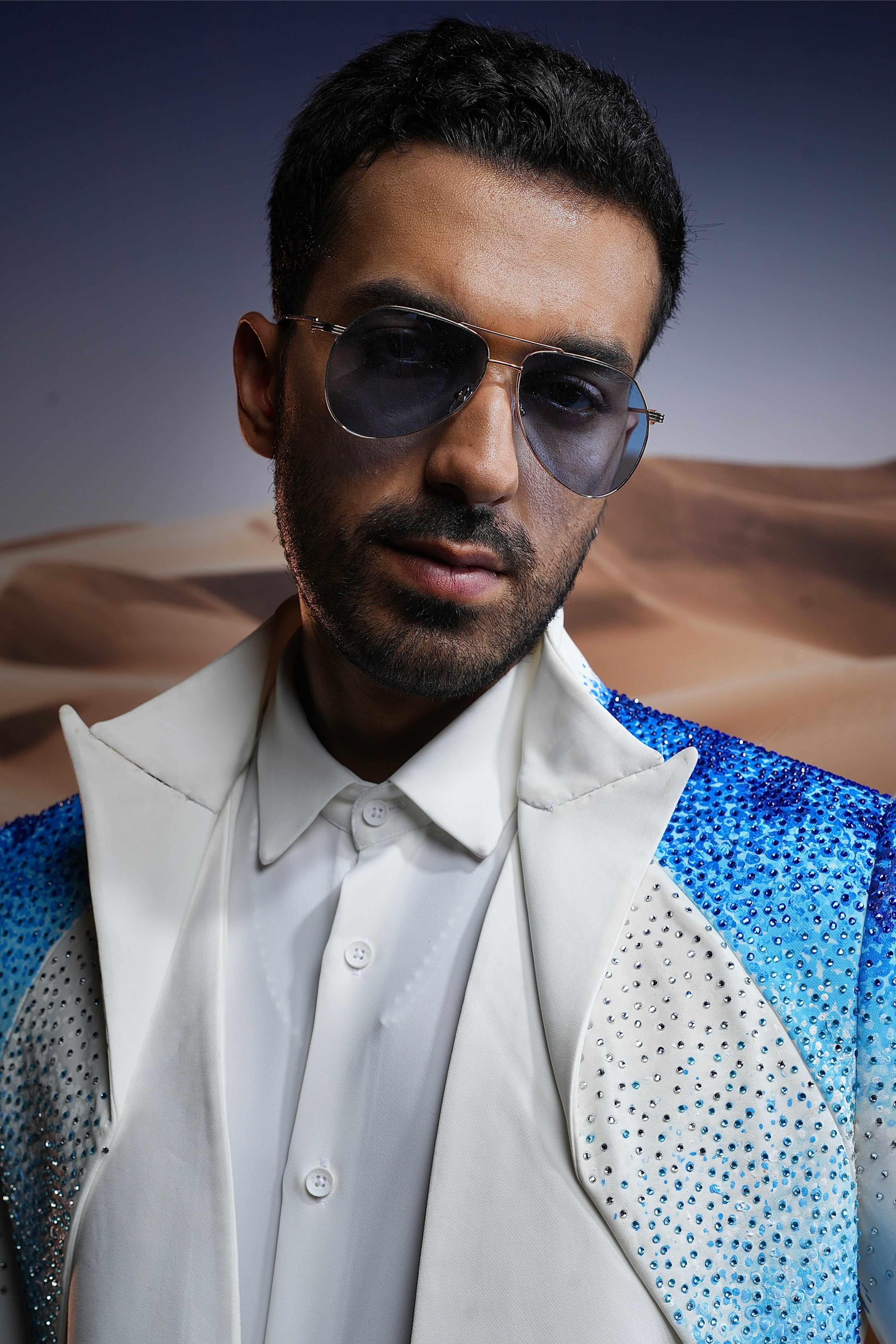 Blue Ice Swarovski Ceremonial Suit