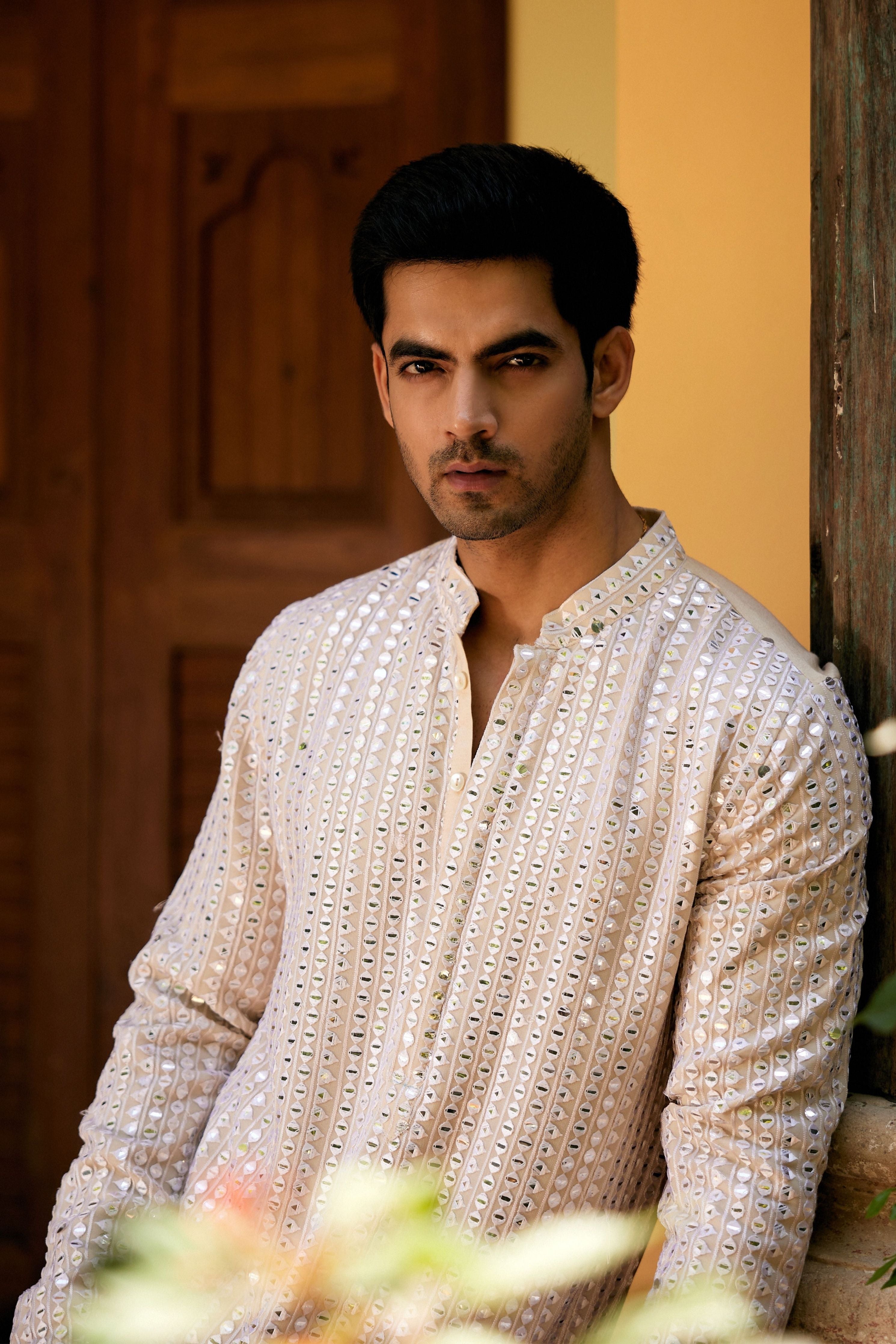 Yasir Kurta Soft Beige