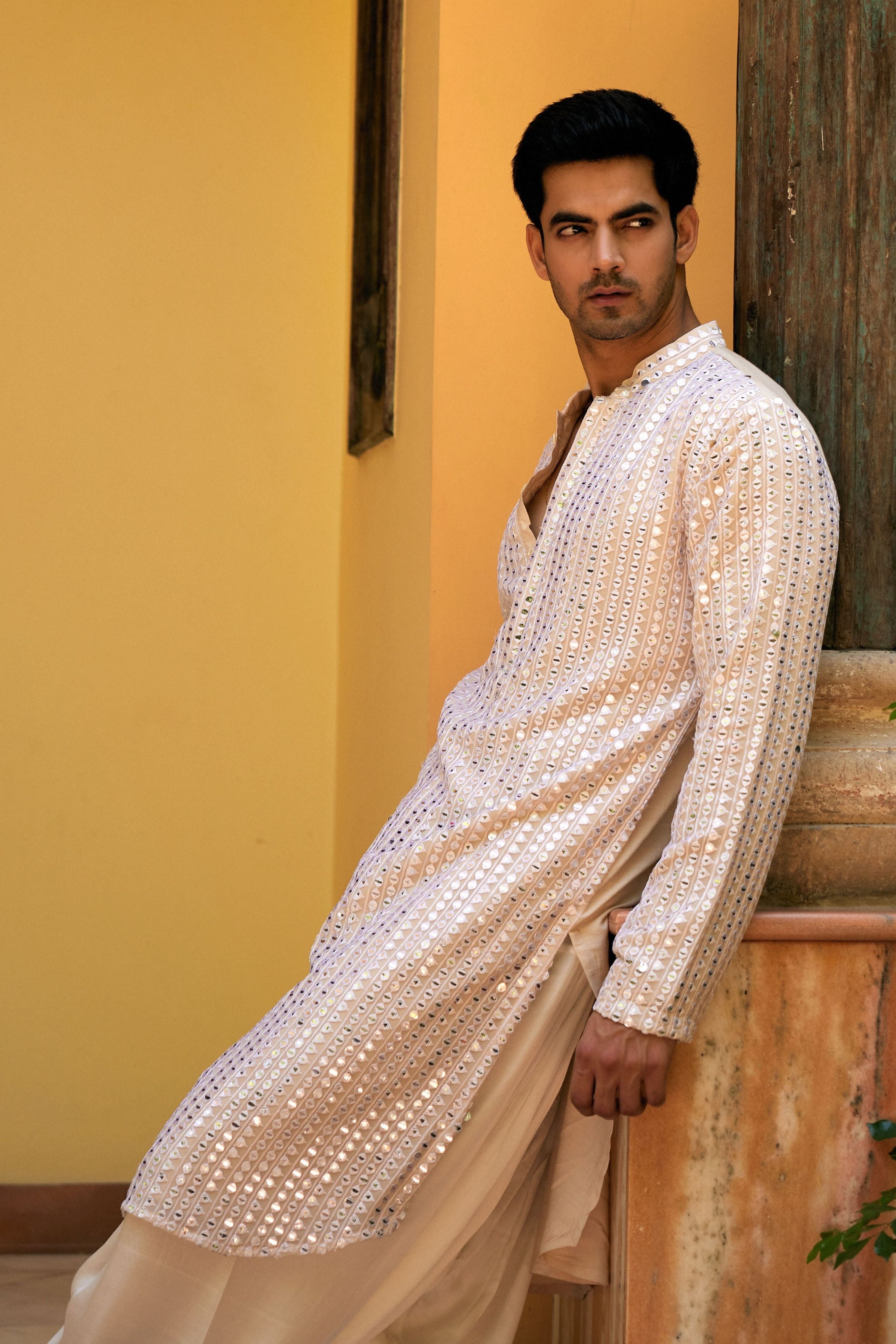 Yasir Kurta Soft Beige