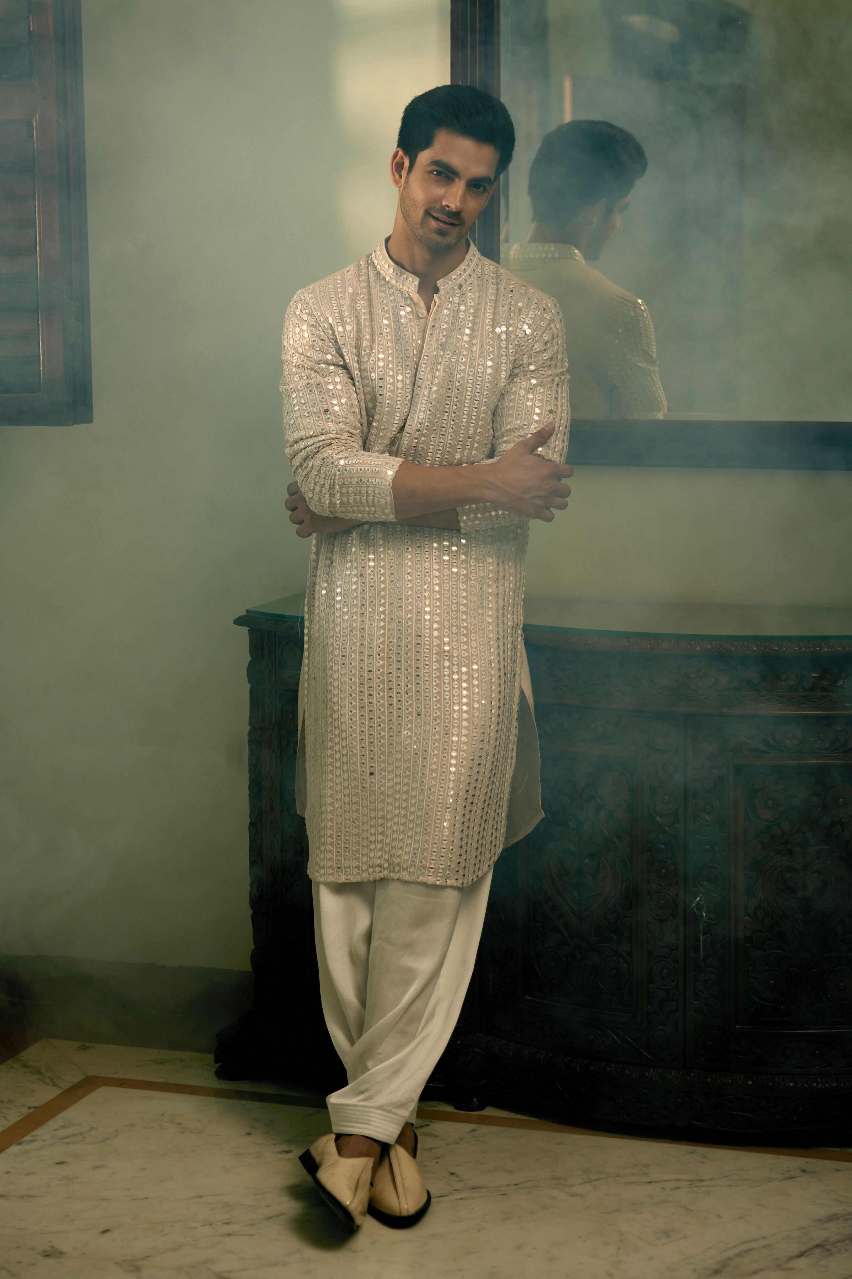 Yasir Kurta Soft Beige