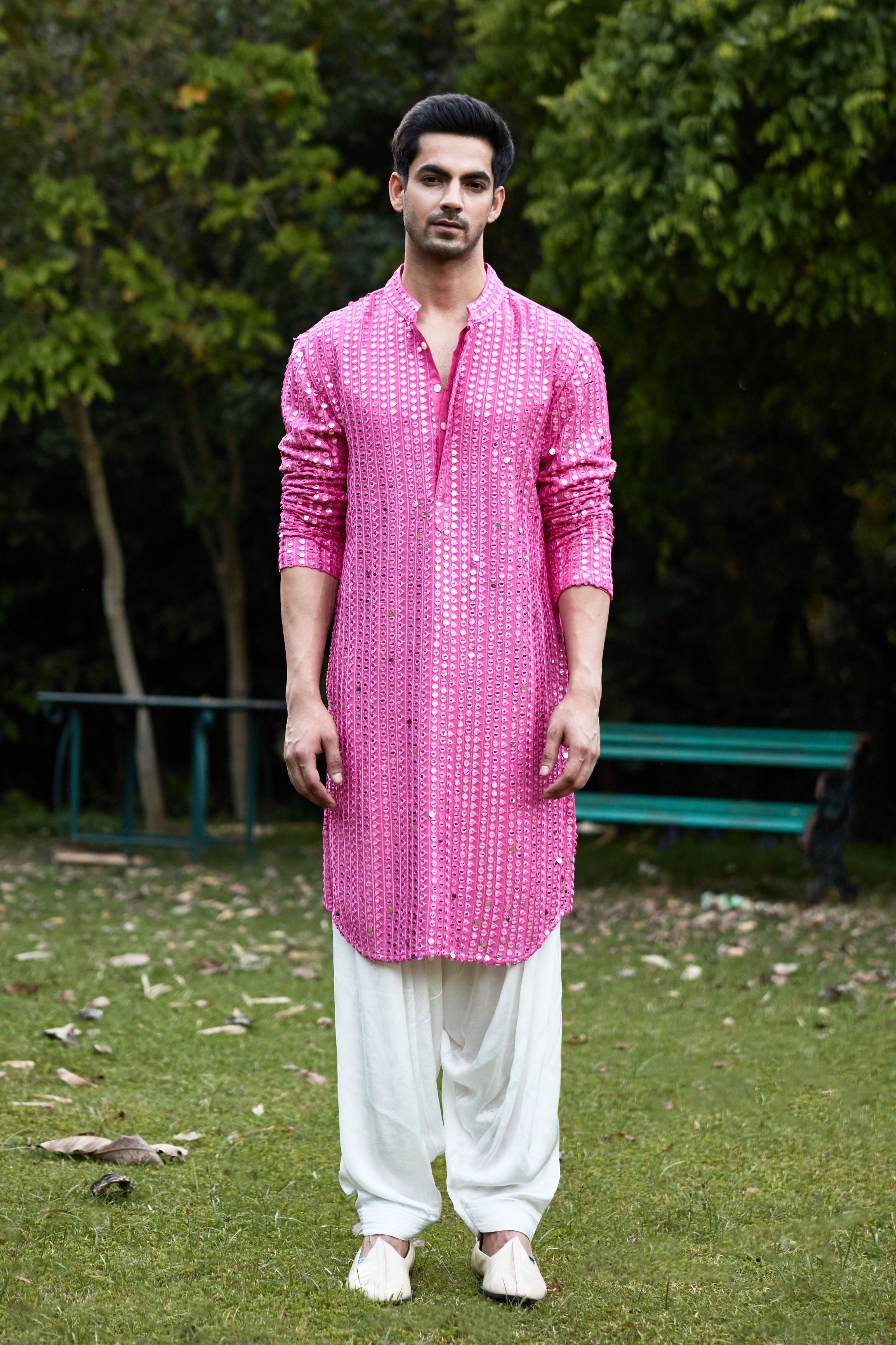 Yasir Kurta Rani Pink