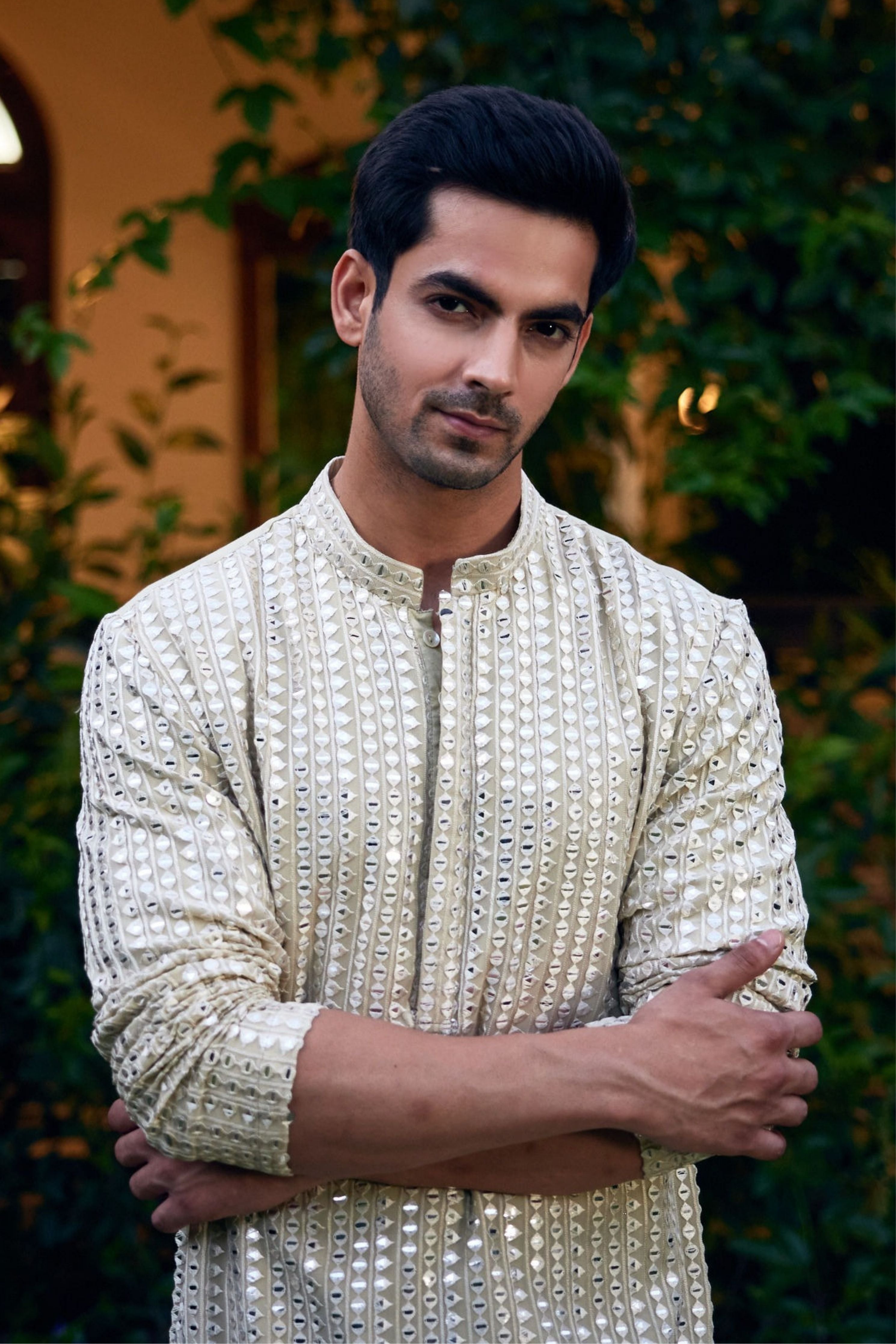 Yasir Kurta Mint Green