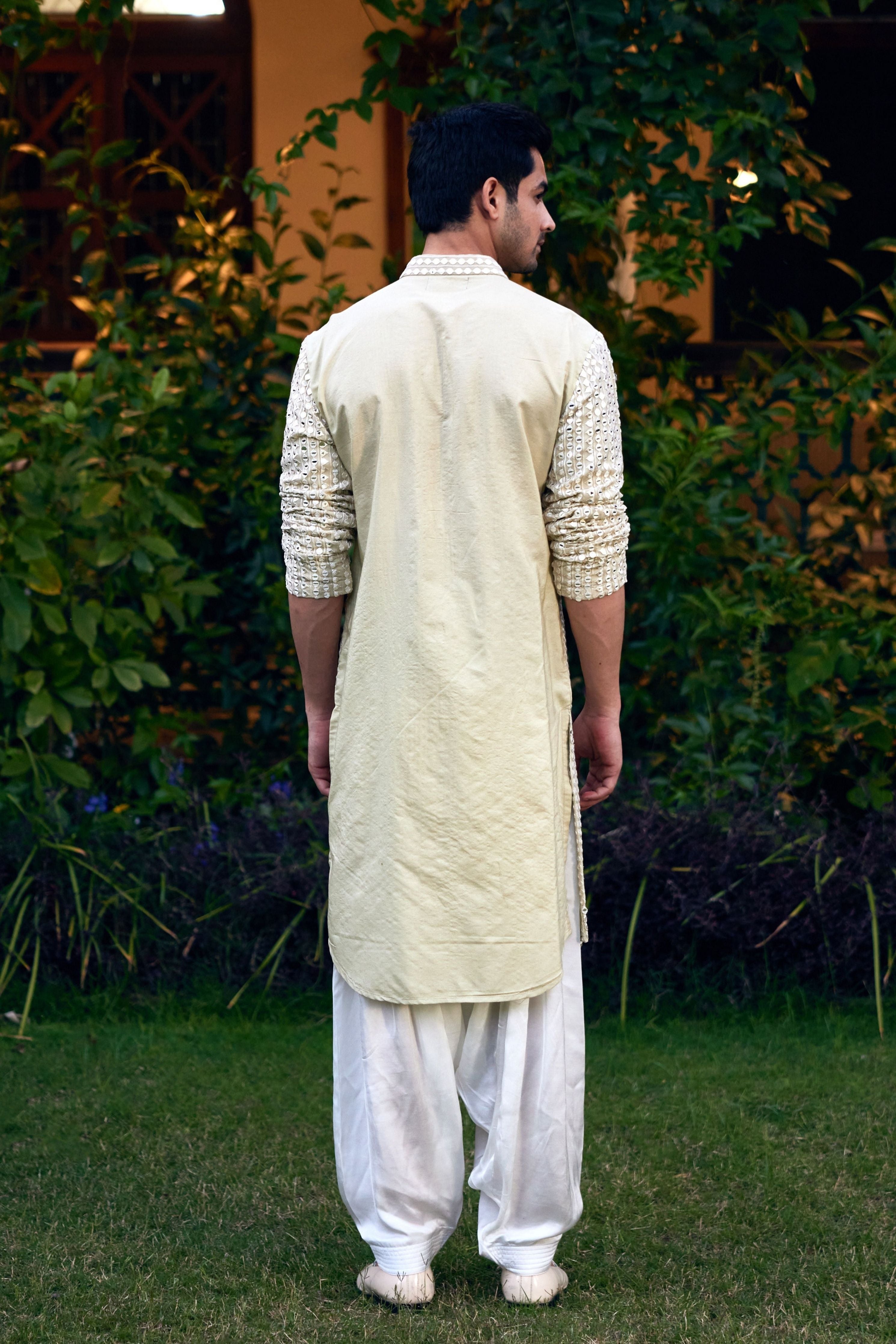 Yasir Kurta Mint Green