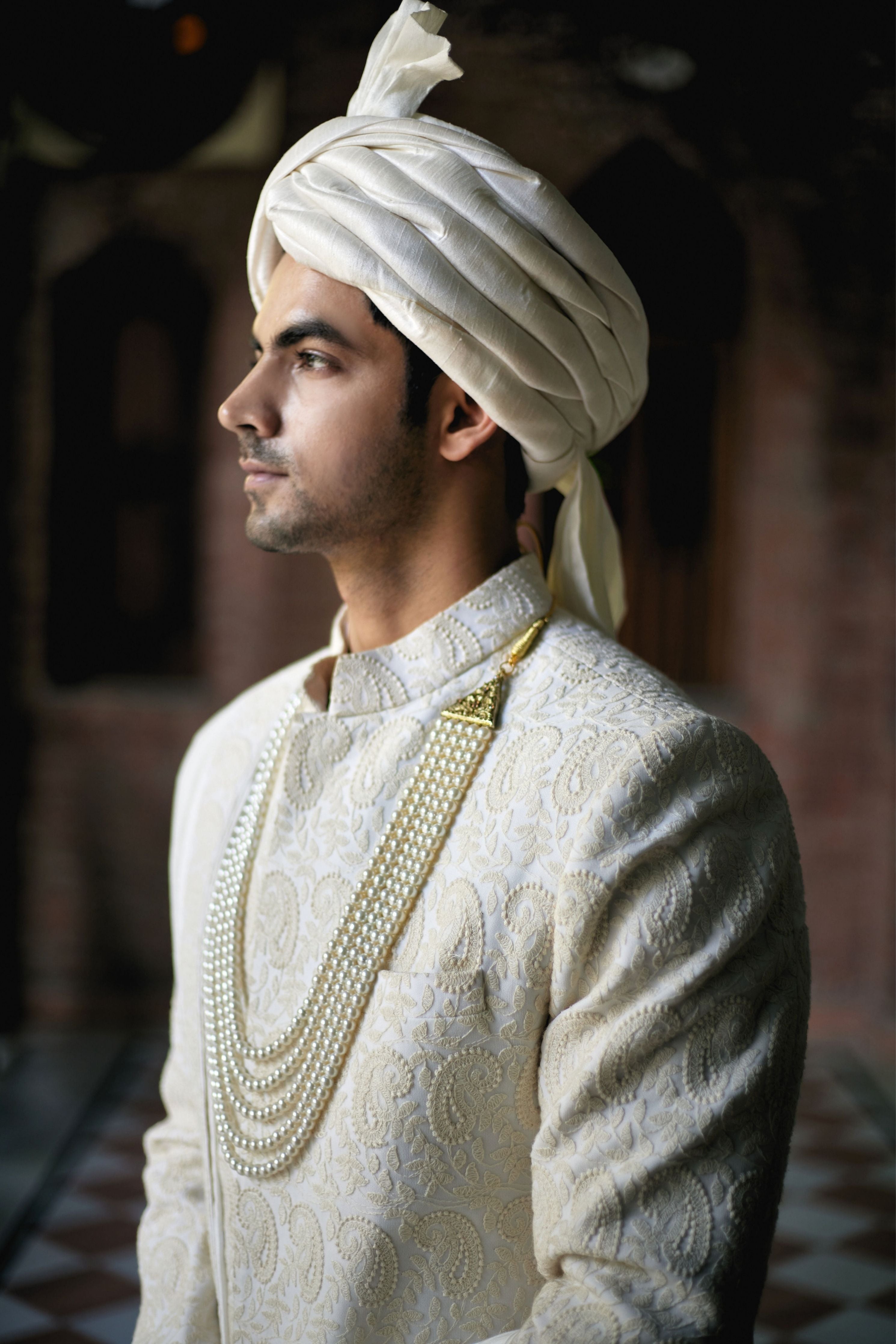 Turbat Sherwani Ivory