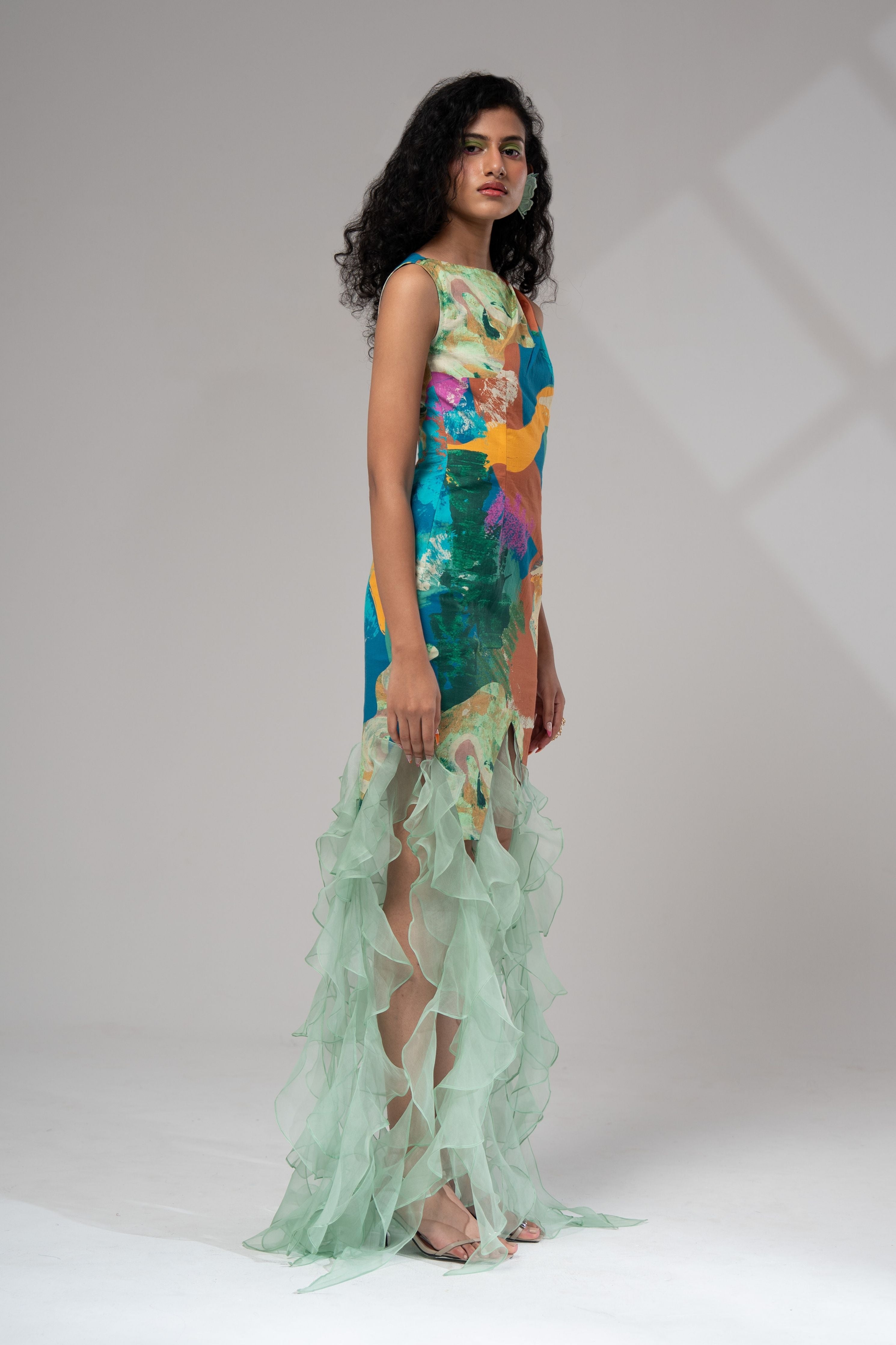 Bay Ruffled Dress