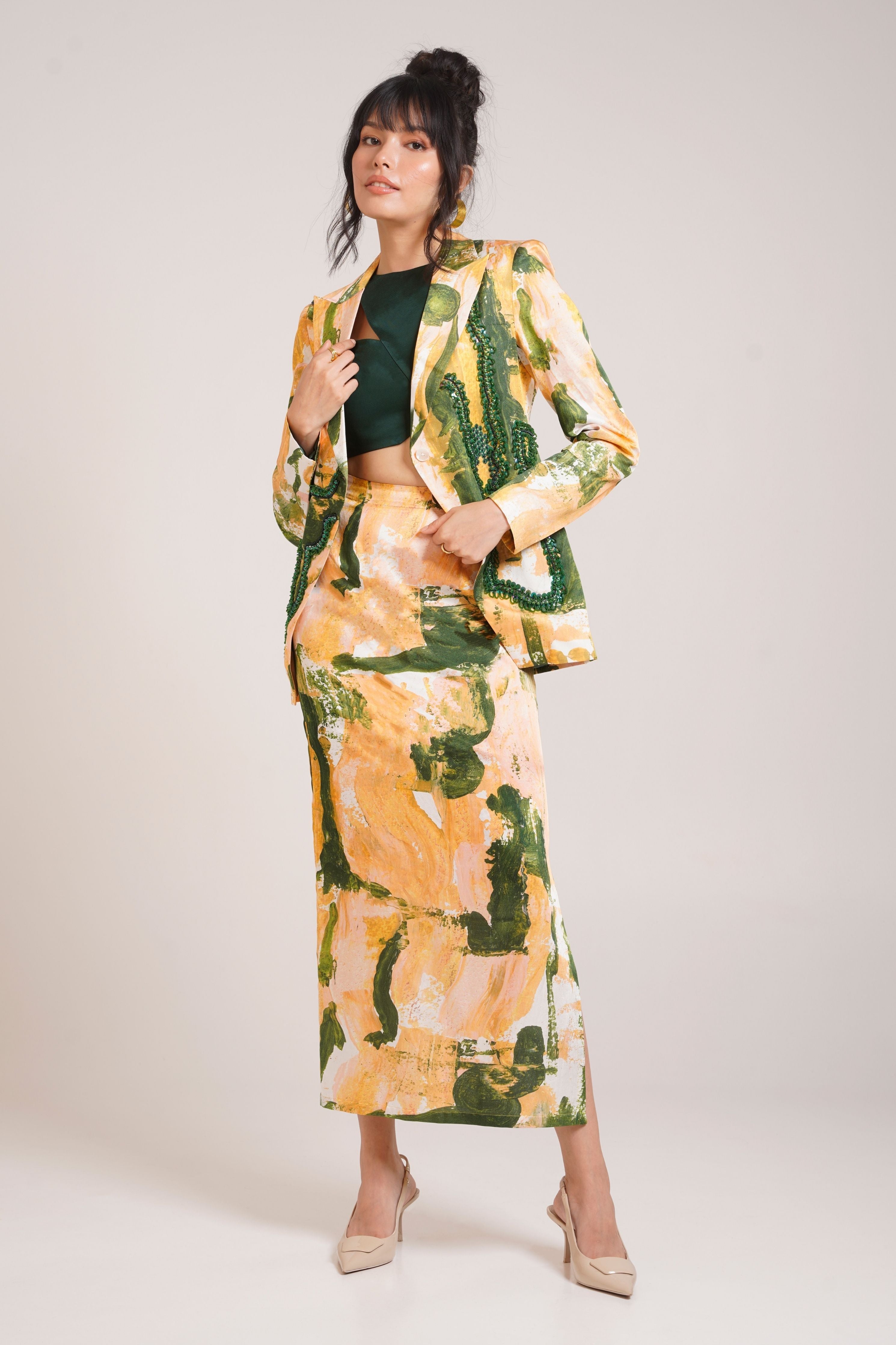 Ceri Blazer Set