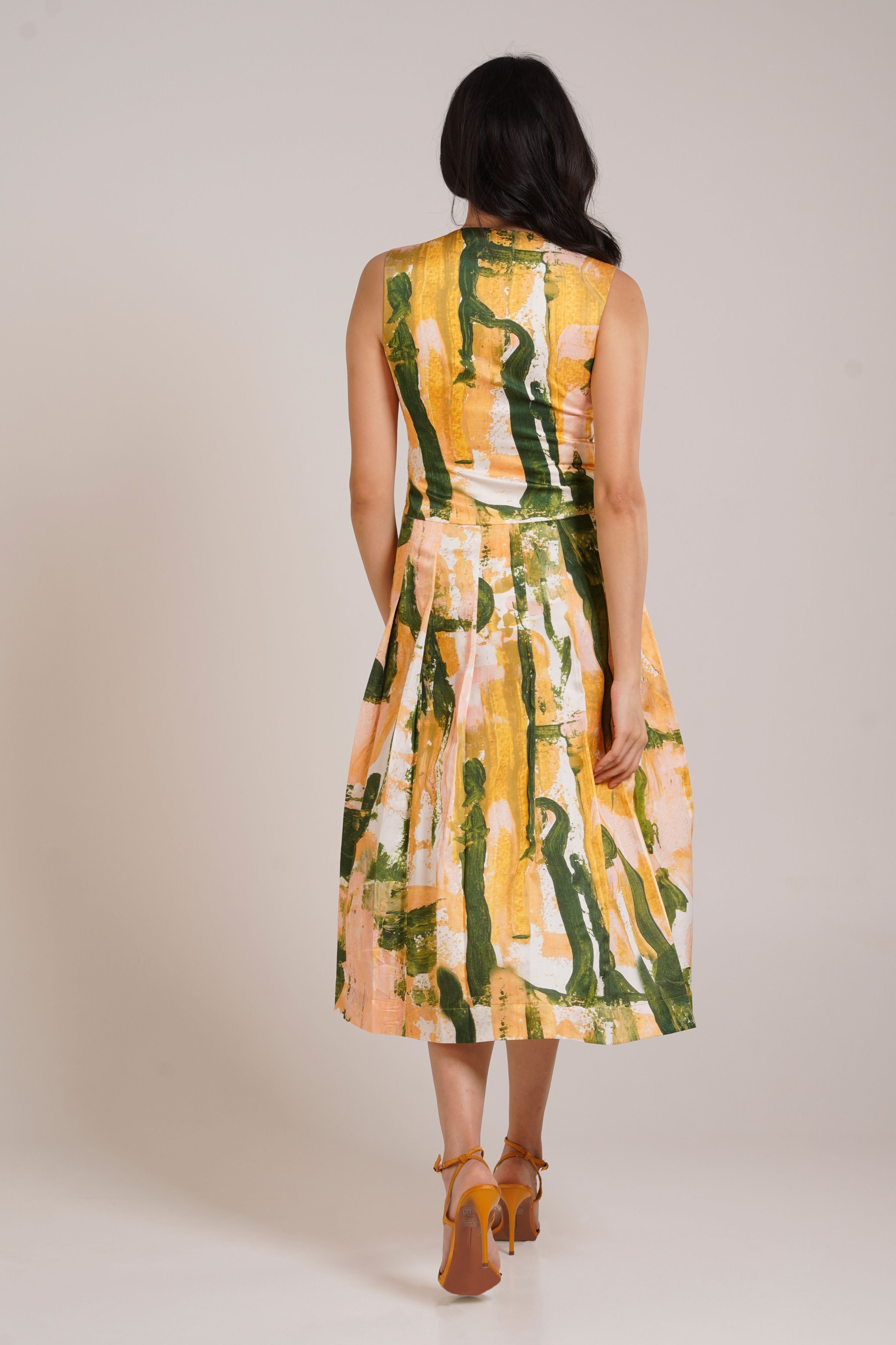 Ceri Pleated Dress