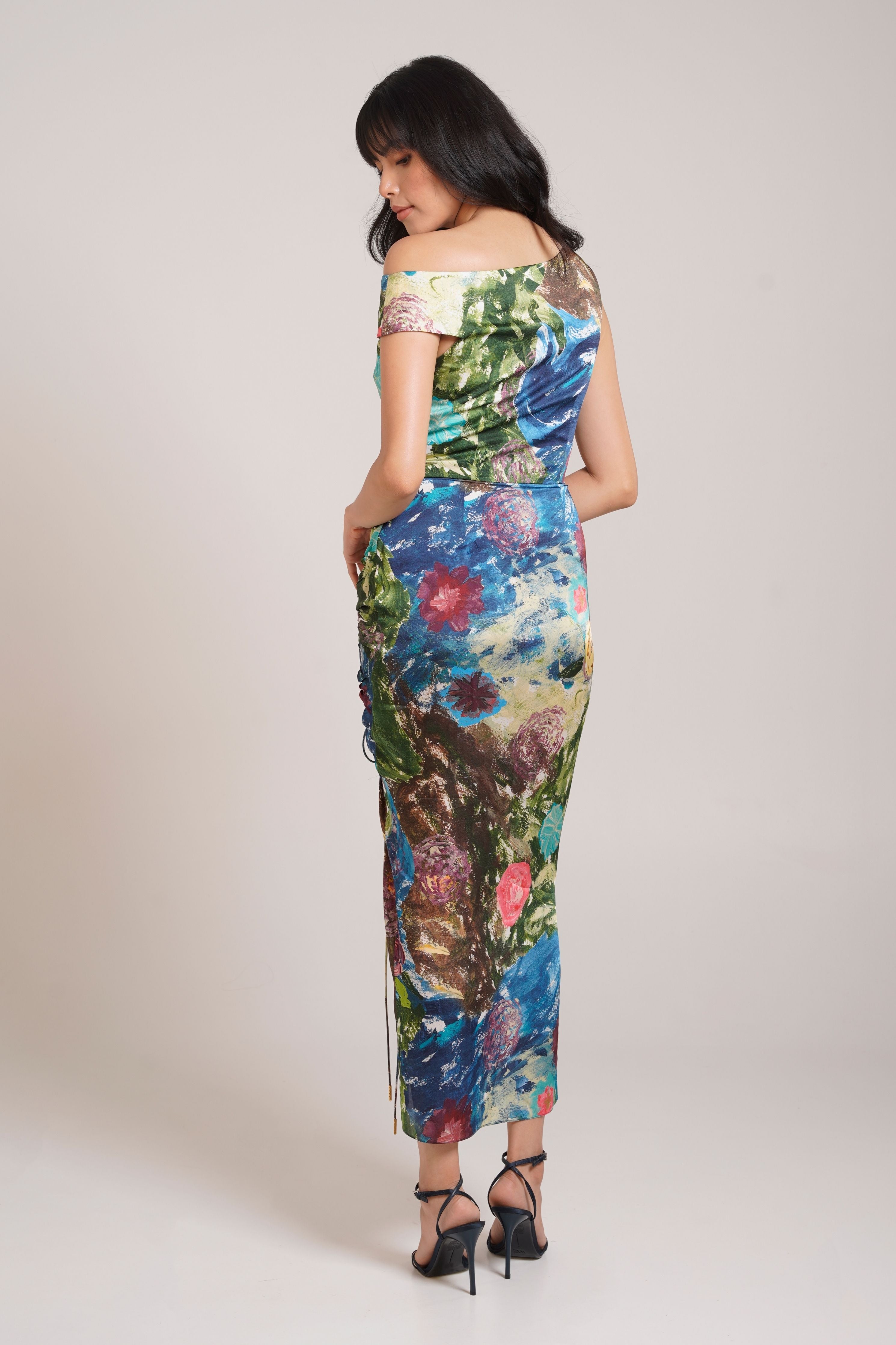 Gaia Ruched Dress