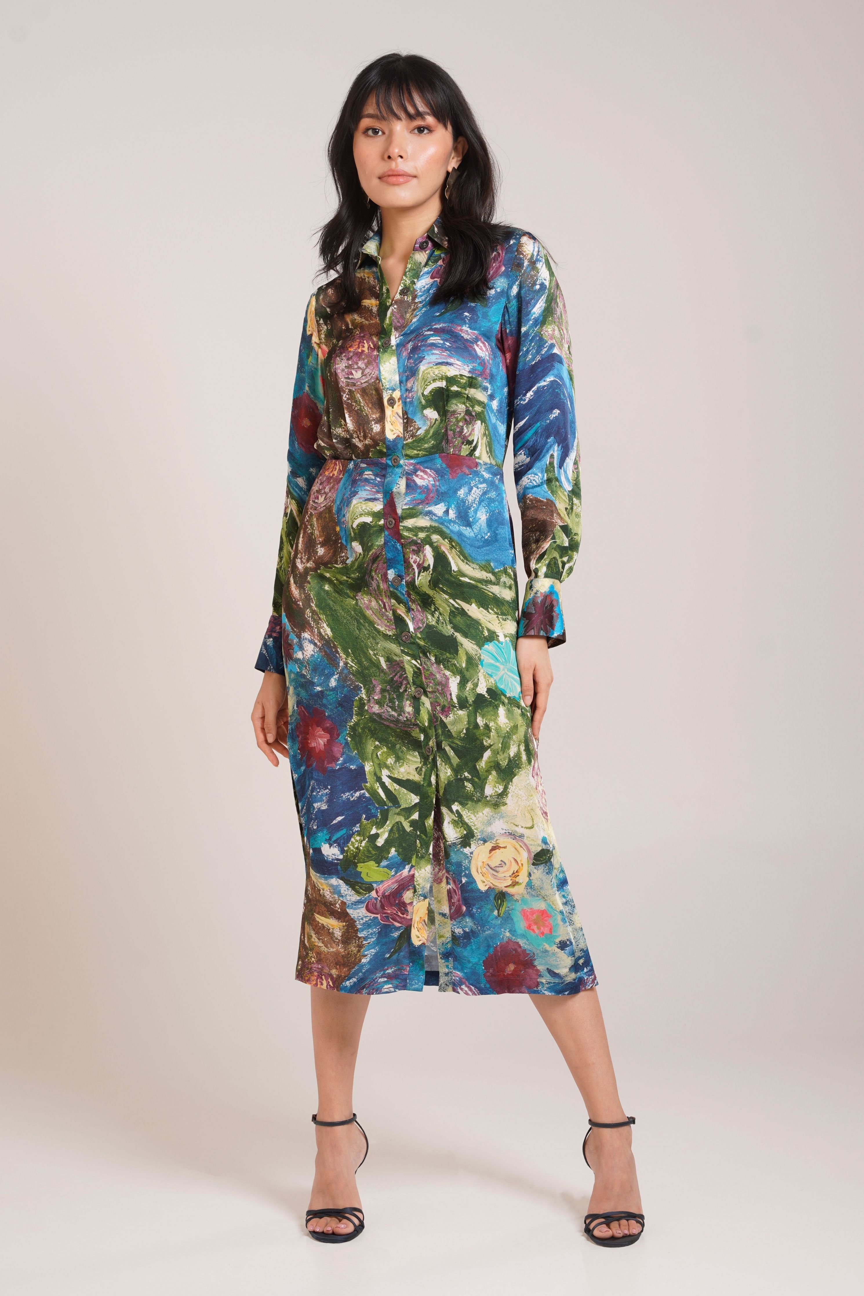 Gaia Shirt Dress