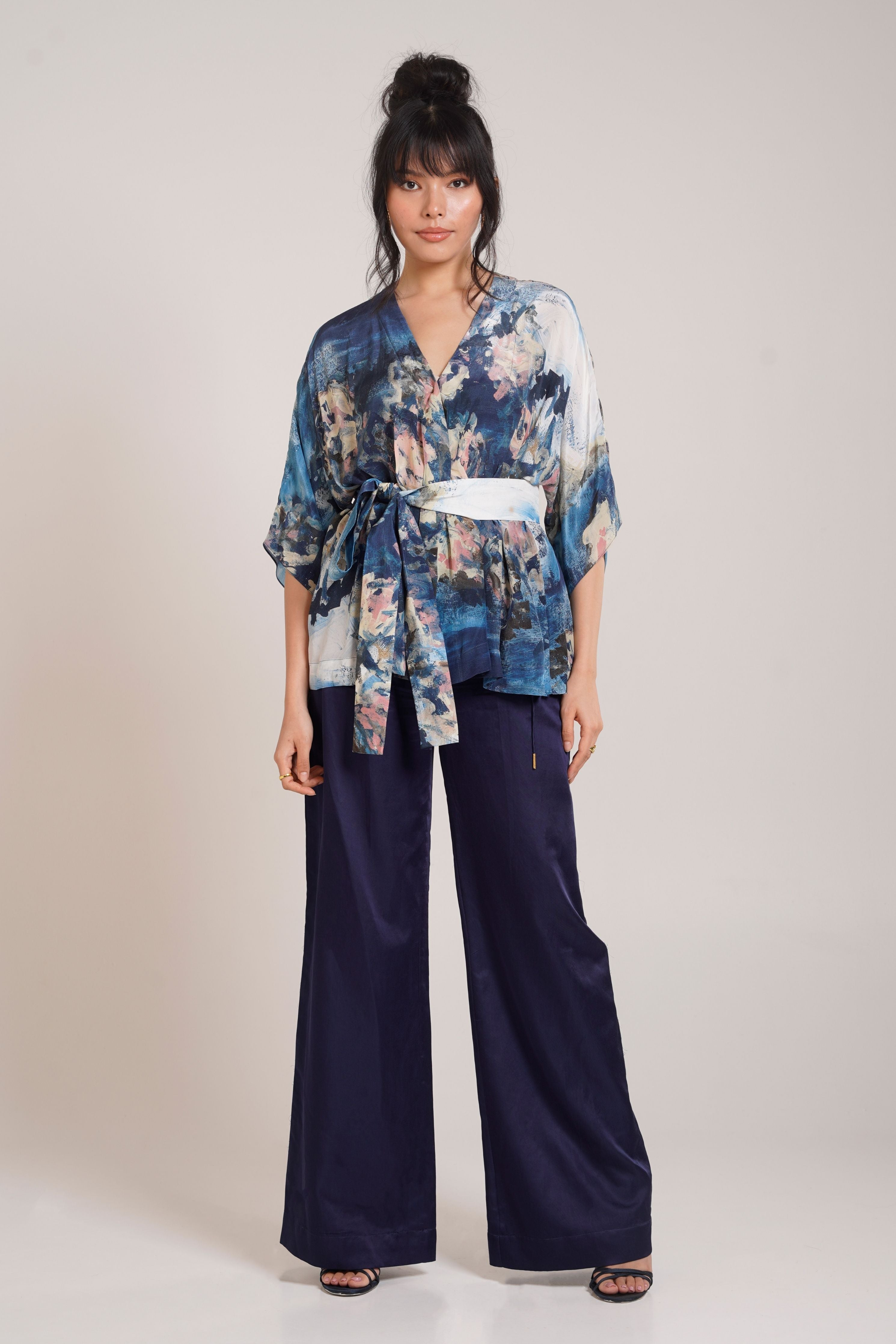 Nuri Wrap Top Set