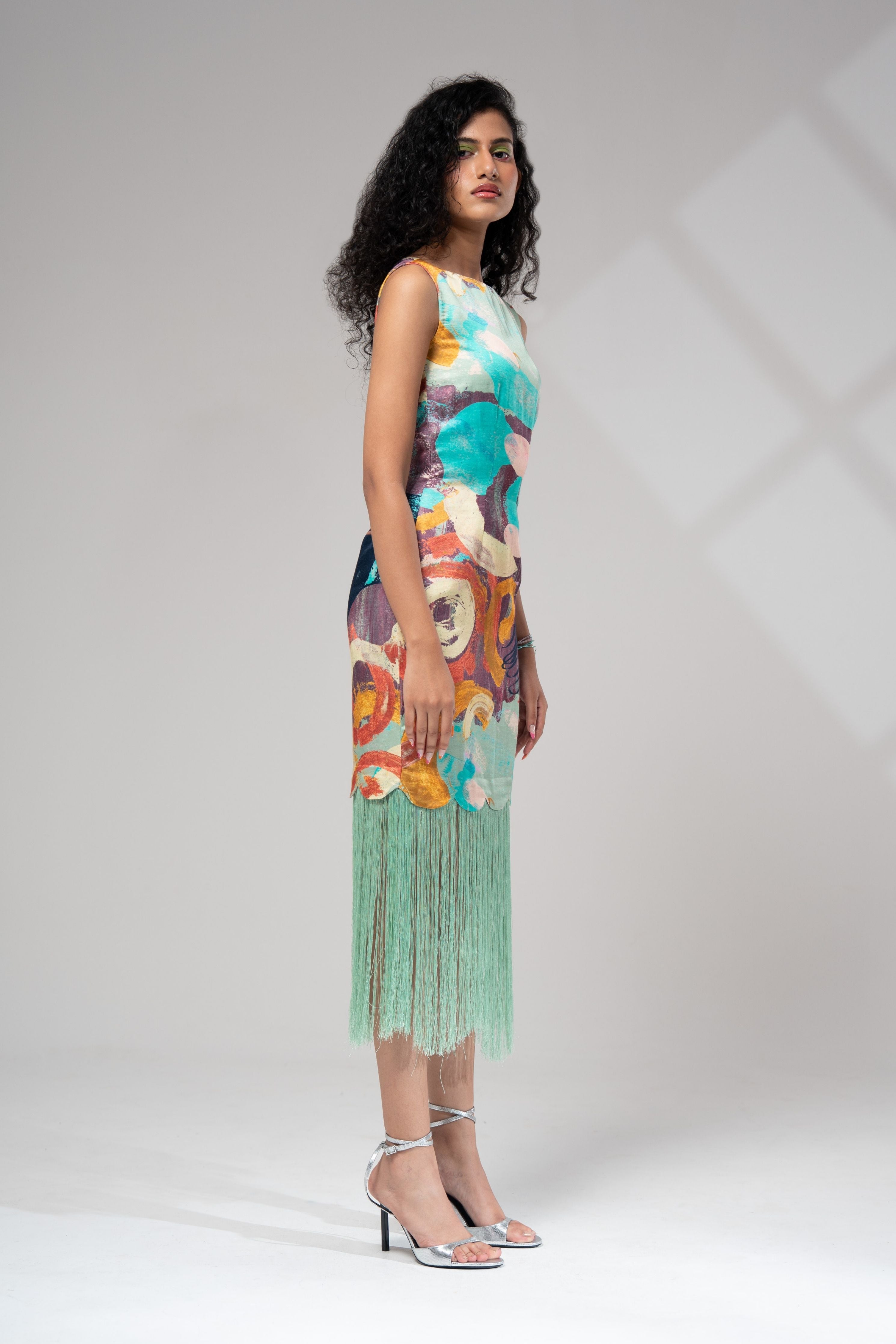 Riva Fringe Dress