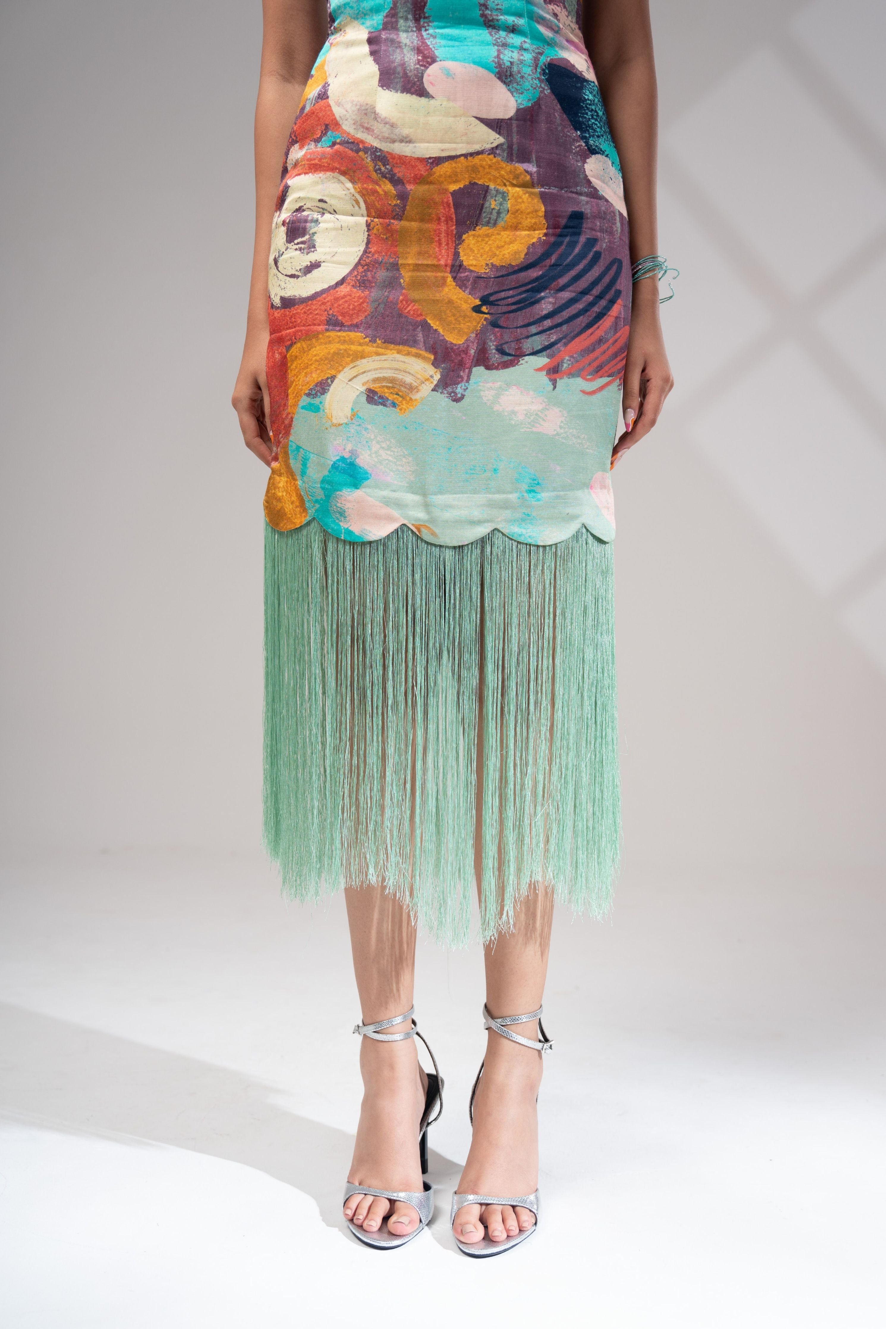 Riva Fringe Dress