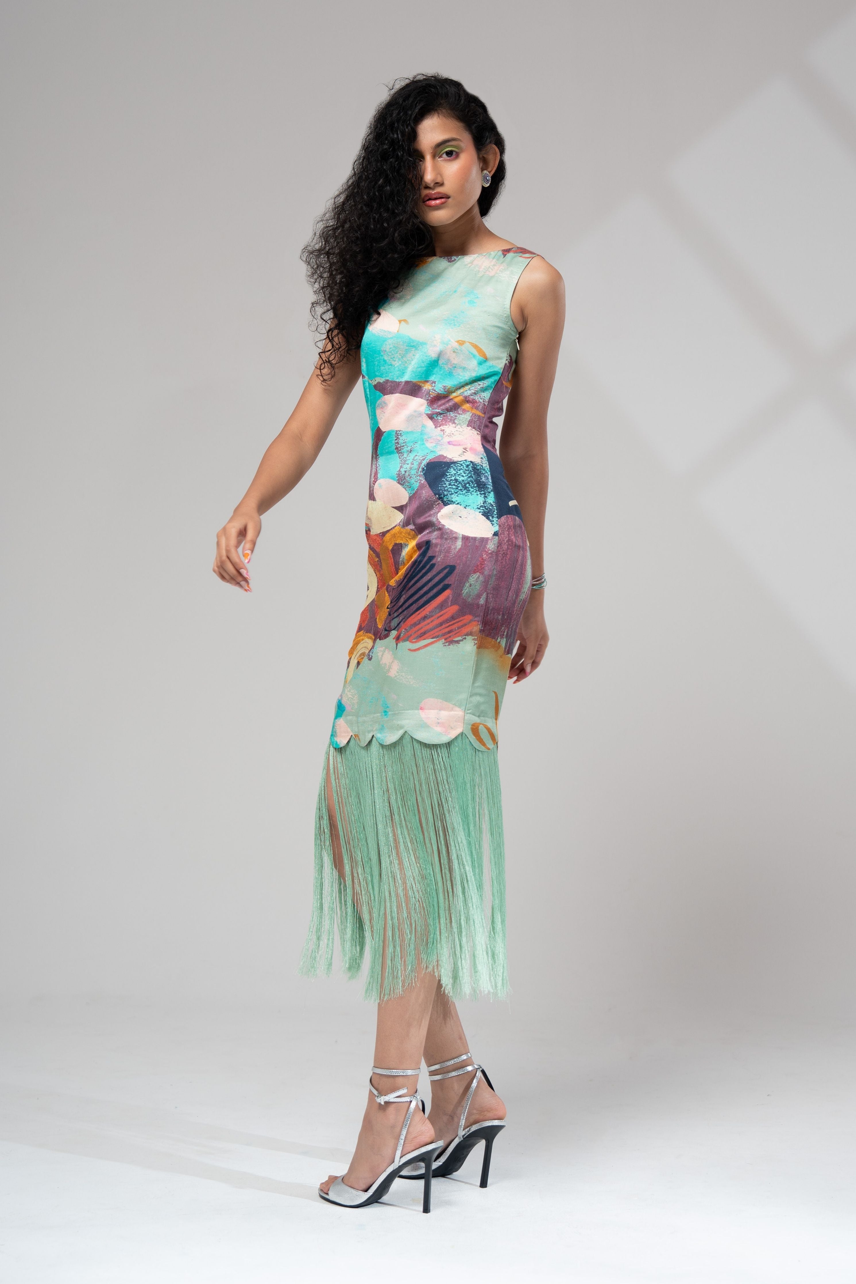 Riva Fringe Dress