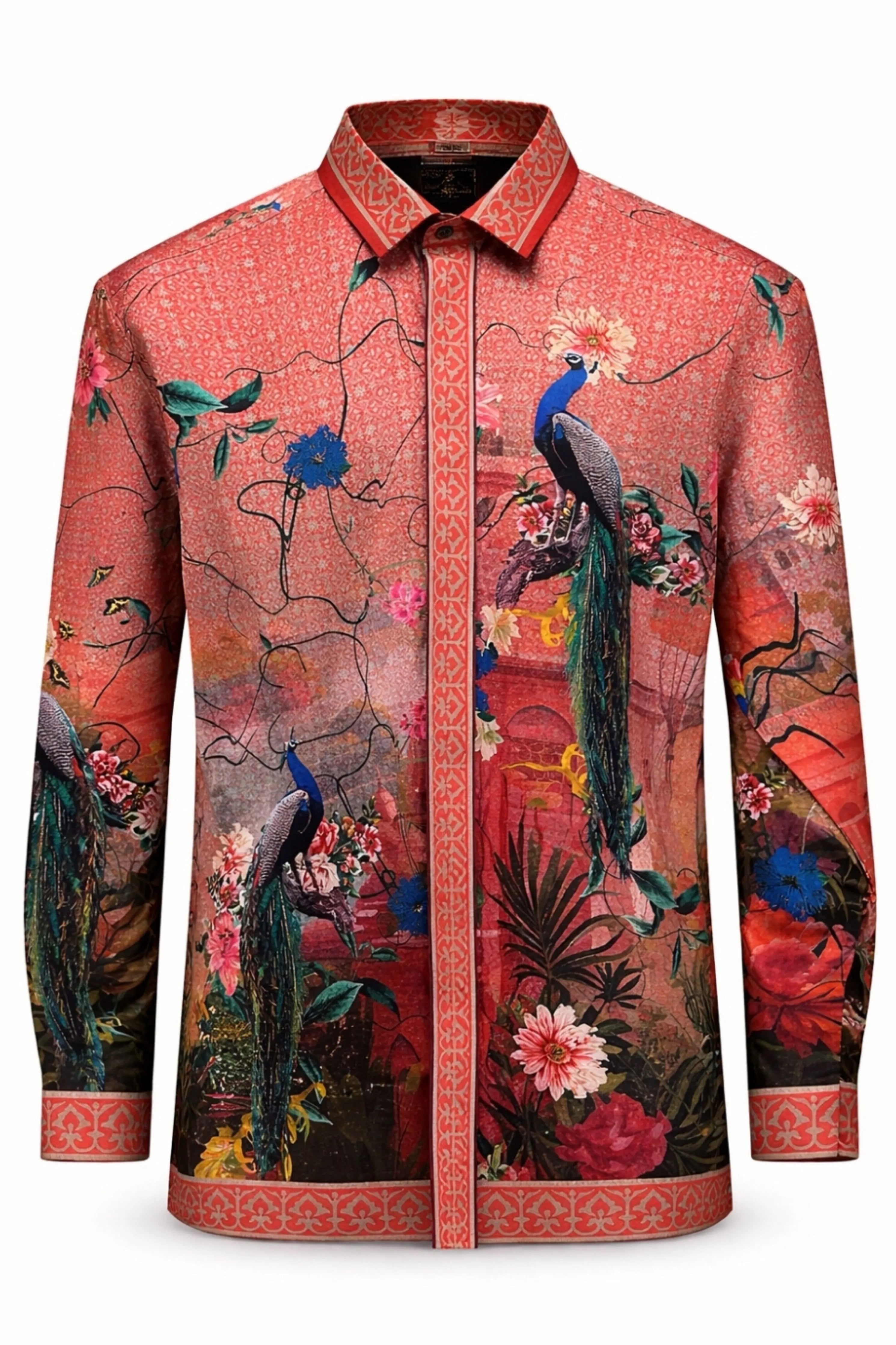 Riyaz Red Printed Shirt
