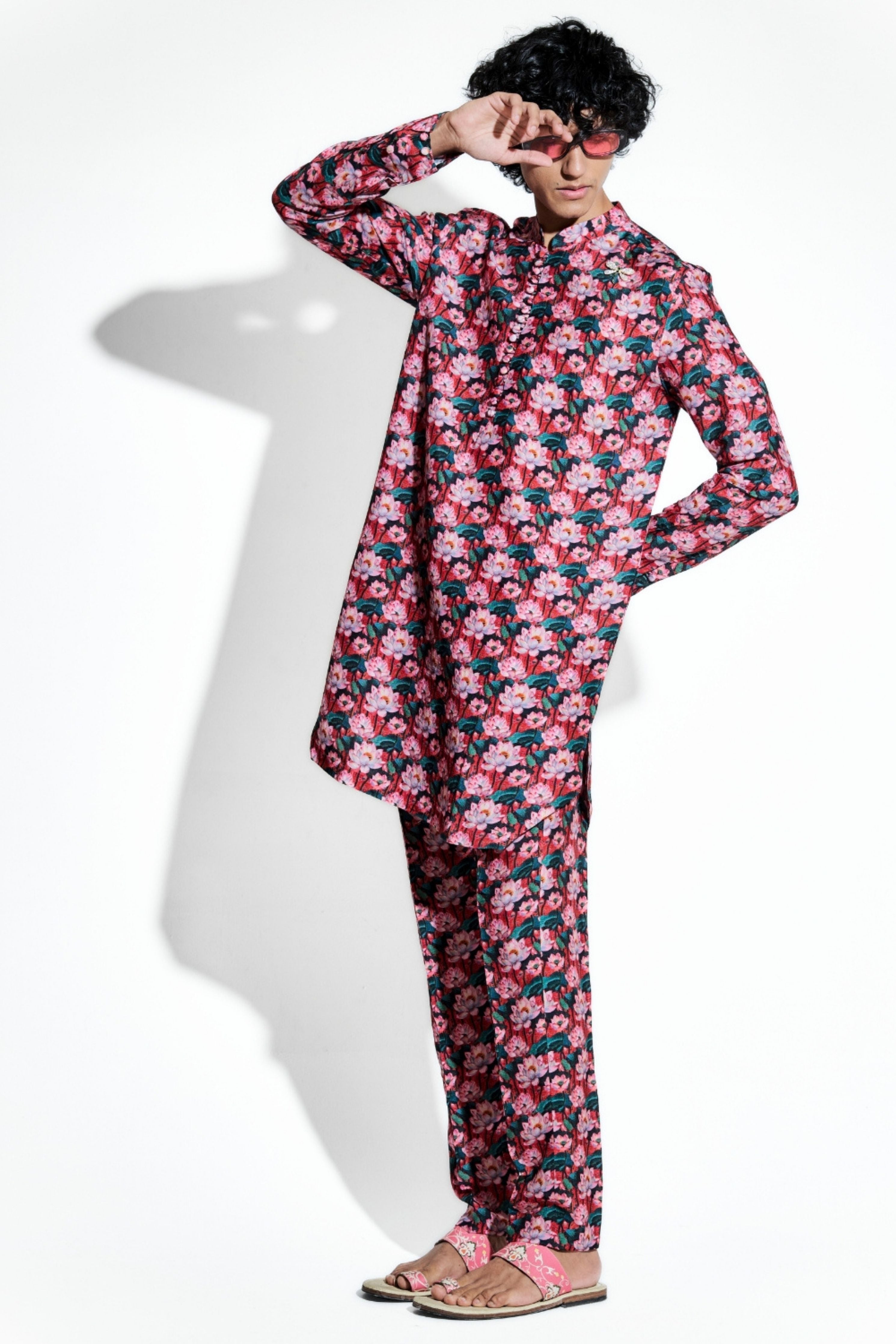 Tamara Printed Silk Co-Ord Set