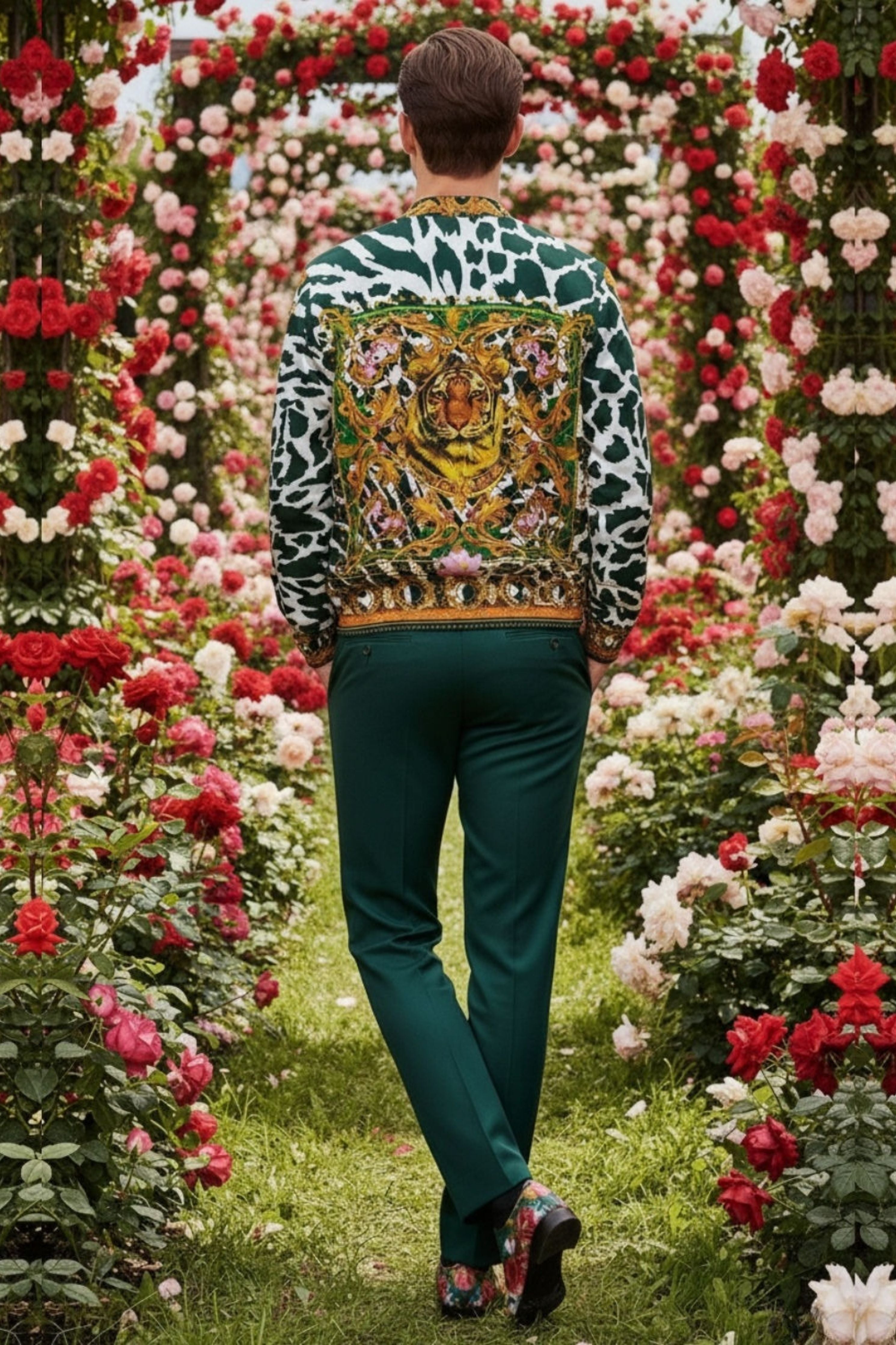 Monsoon Engineered Printed Bomber Jacket