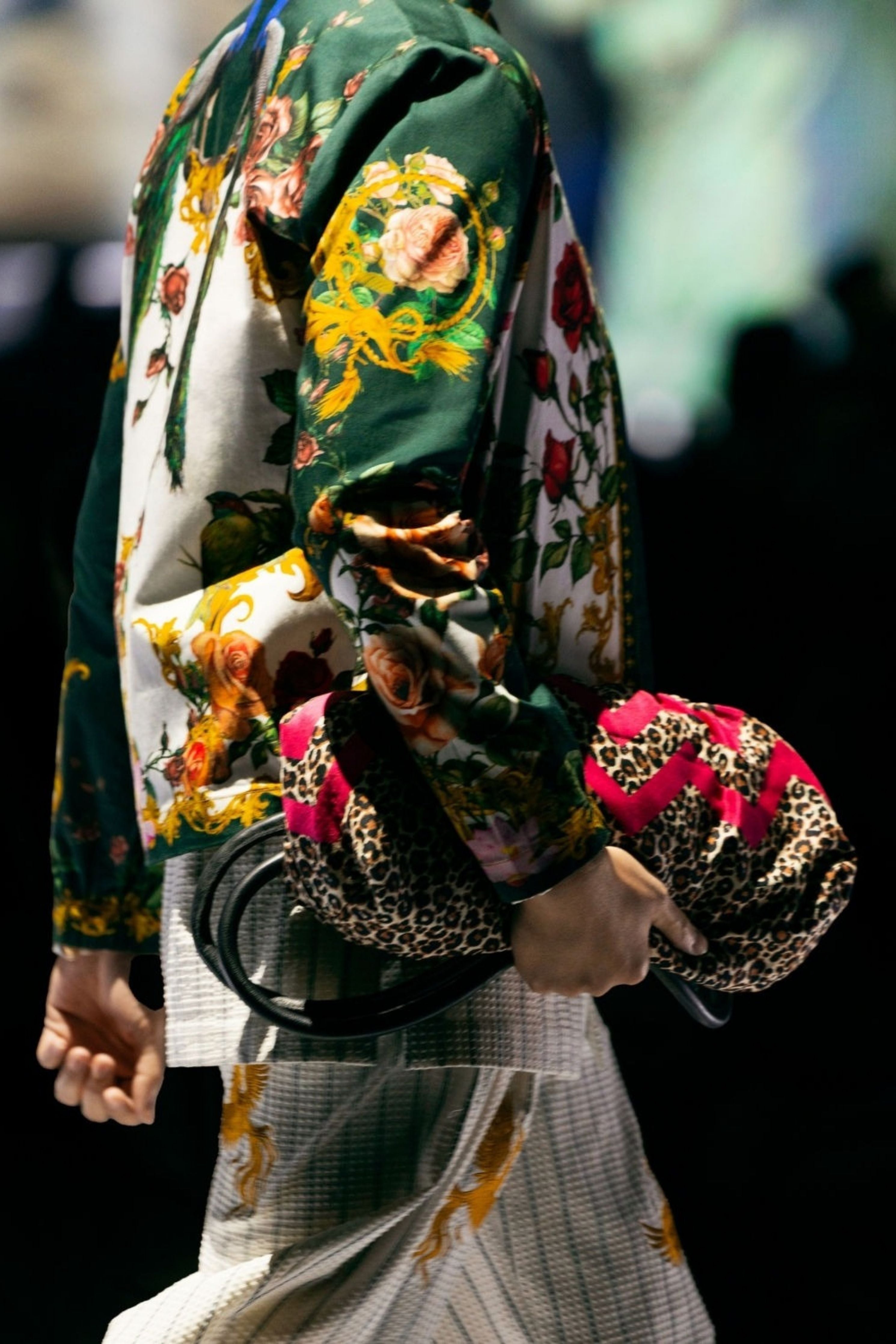 Echoes Engineered Printed Bomber Jacket