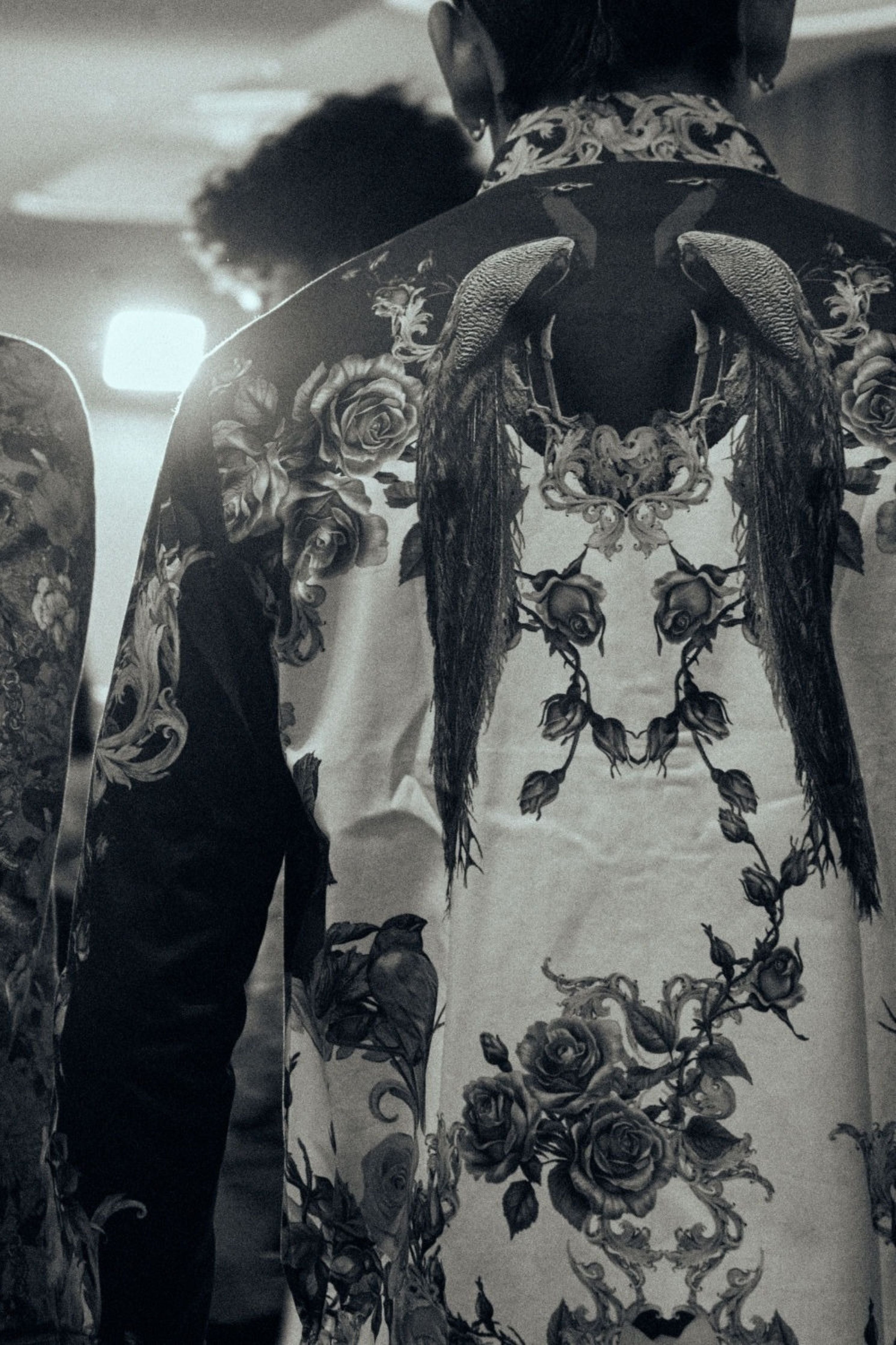 Echoes Engineered Printed Bomber Jacket