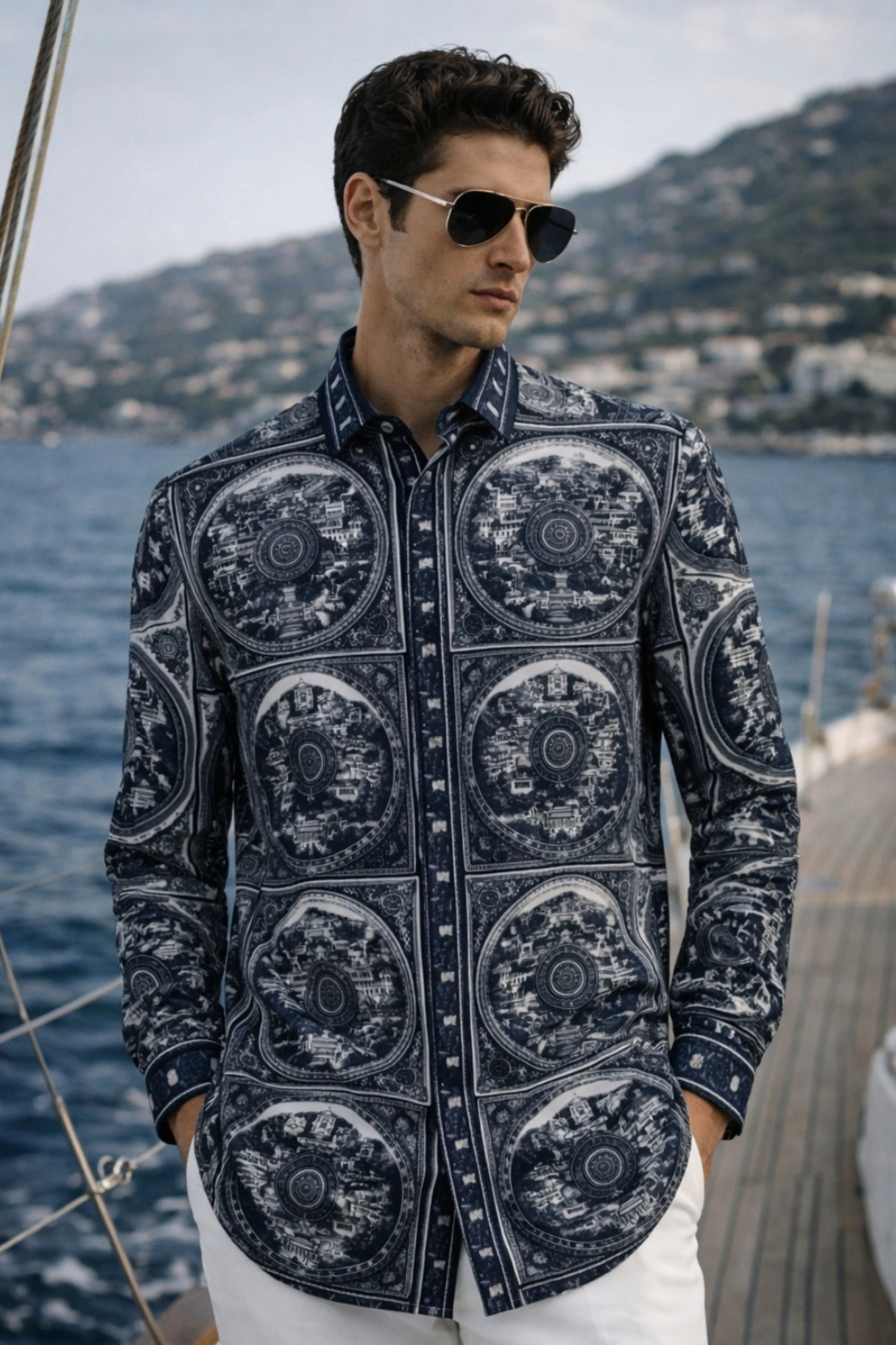 Alekh Nautical Printed Shirt