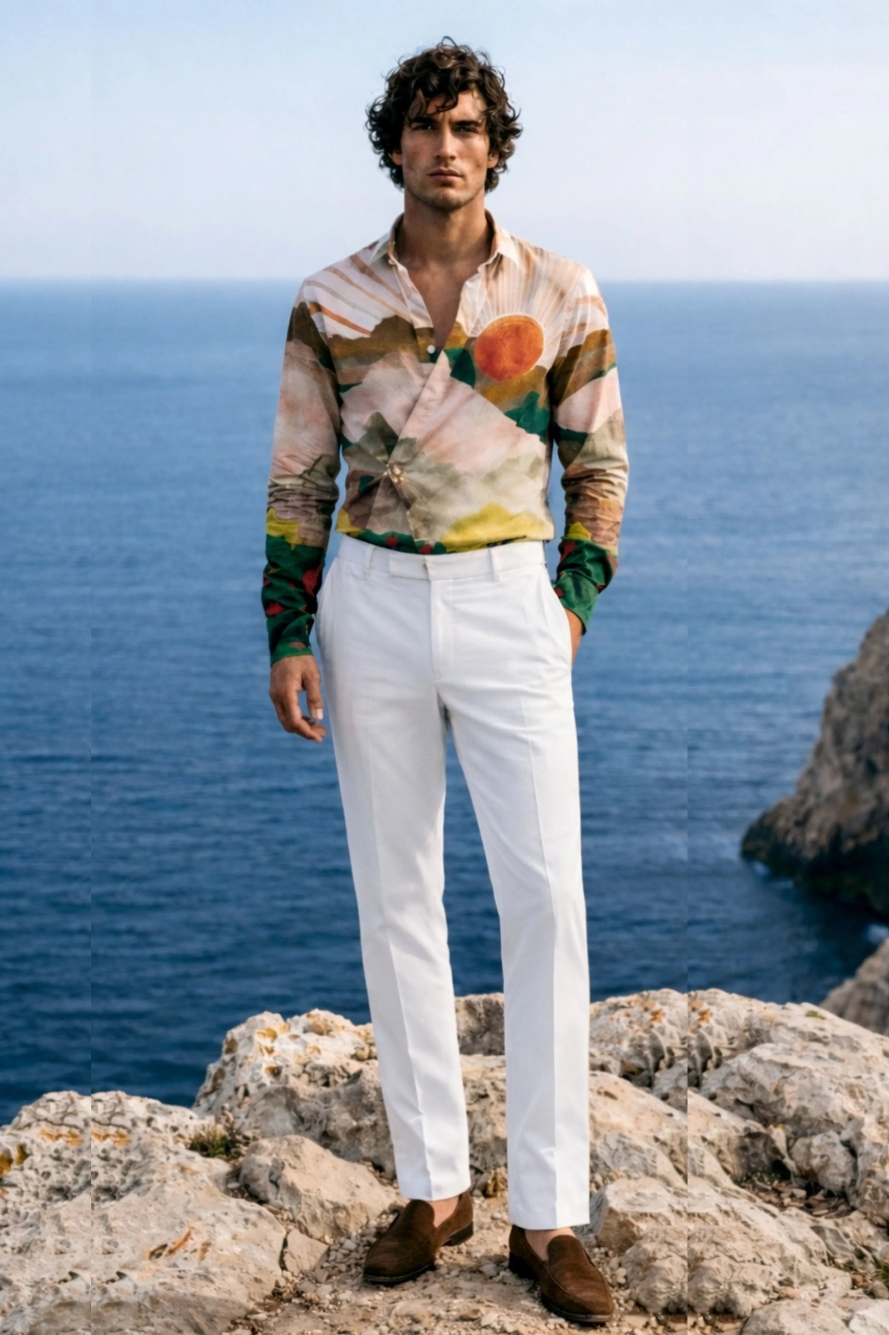 Sunrise Signature Printed Shirt