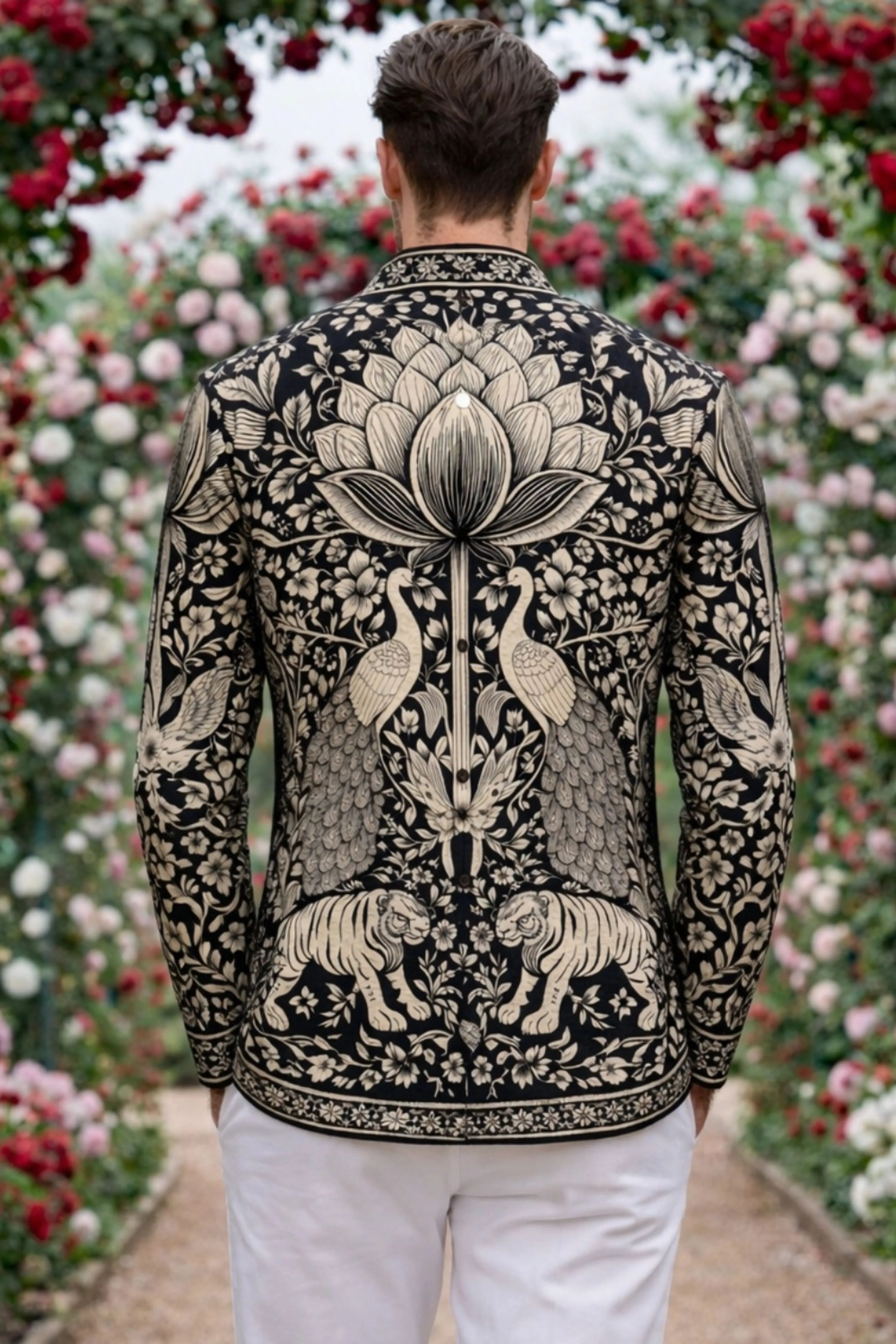 Phlick Black Engineered Printed Shirt