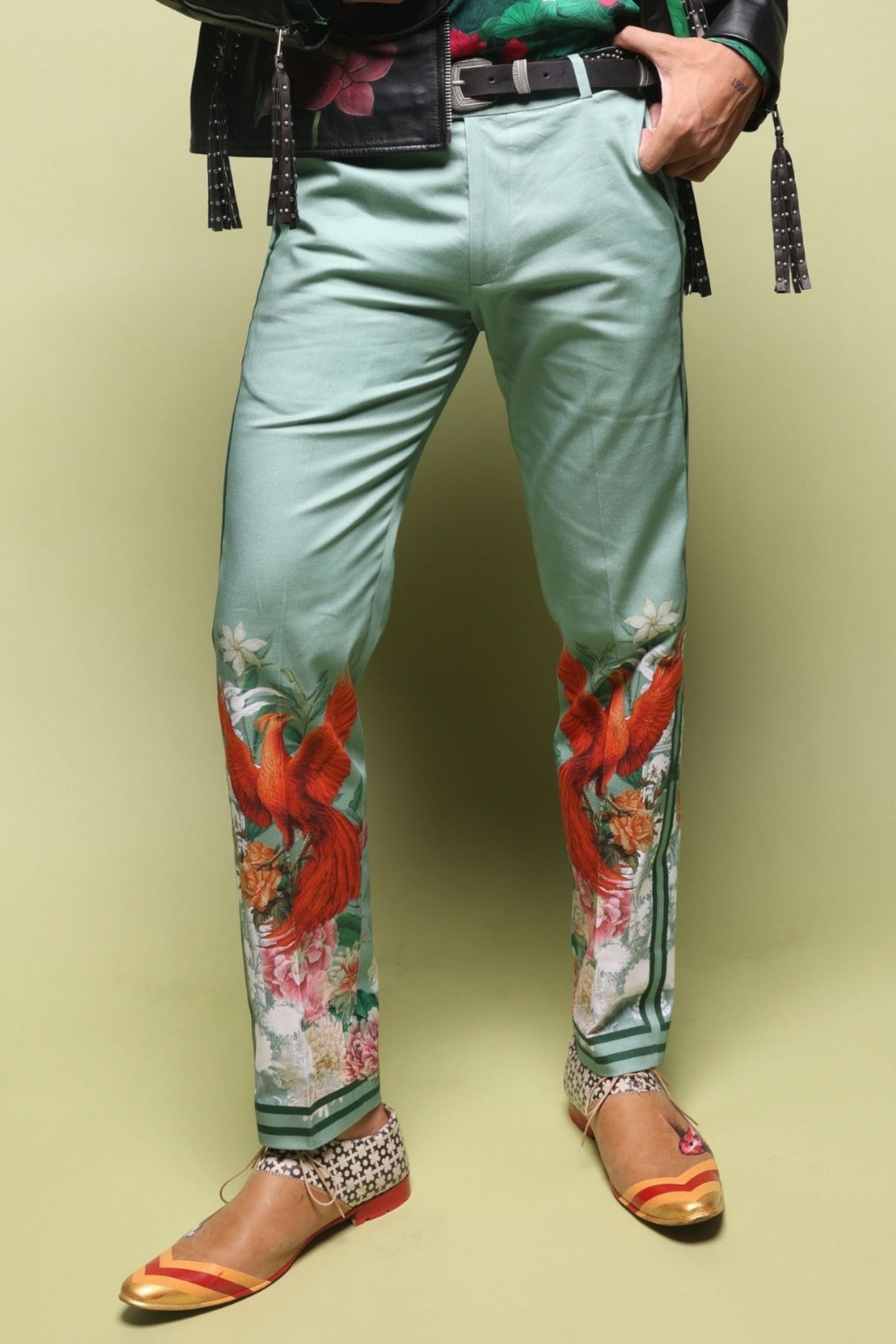 Ronny Side Striper Printed Trousers
